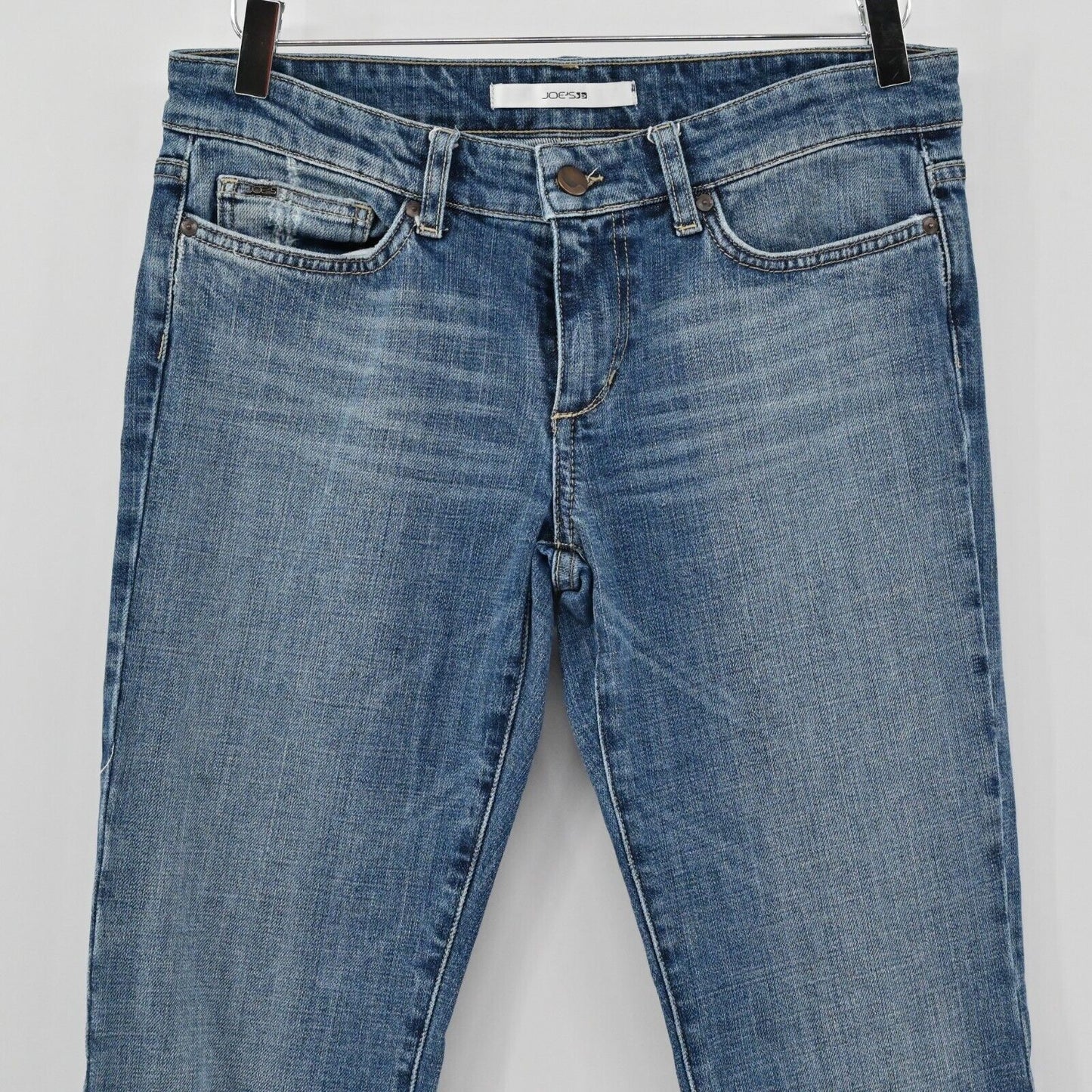 JOES Jeans Womens Size 28 Provocateur Boot Cut Blue Denim Distressed Low Rise