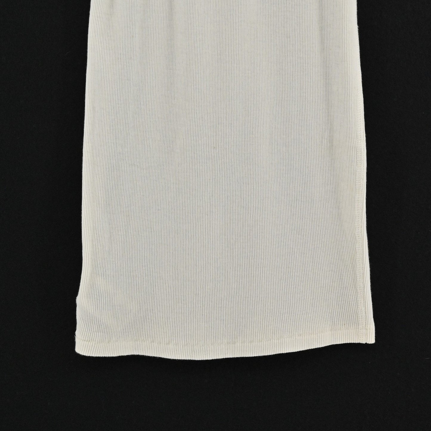 Theory Womens Ribbed Racerback Tank Top Size S Ivory Cotton Minimalist Neutral