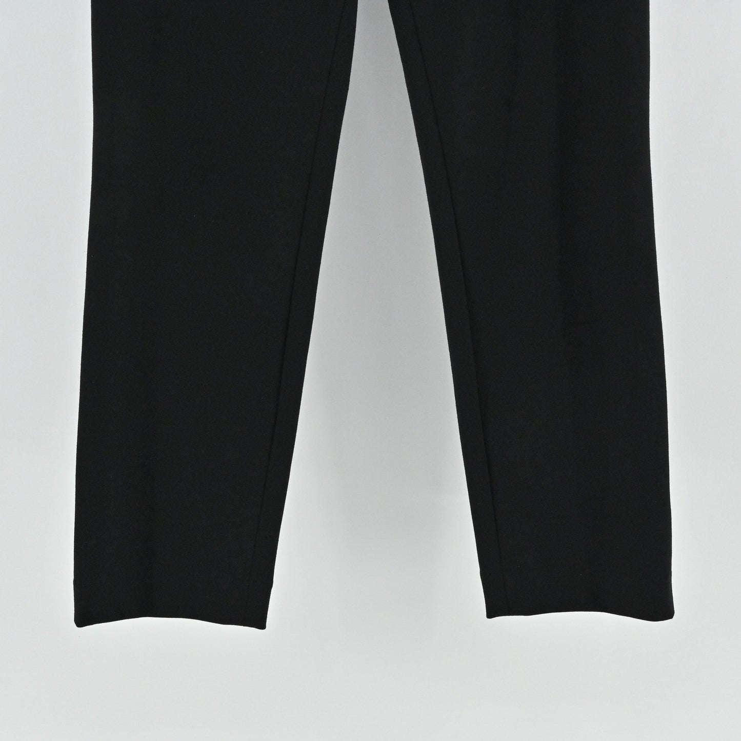 Theory Womens Dress Pants Size 0 Black Straight Leg Ponte Knit Career Minimalist