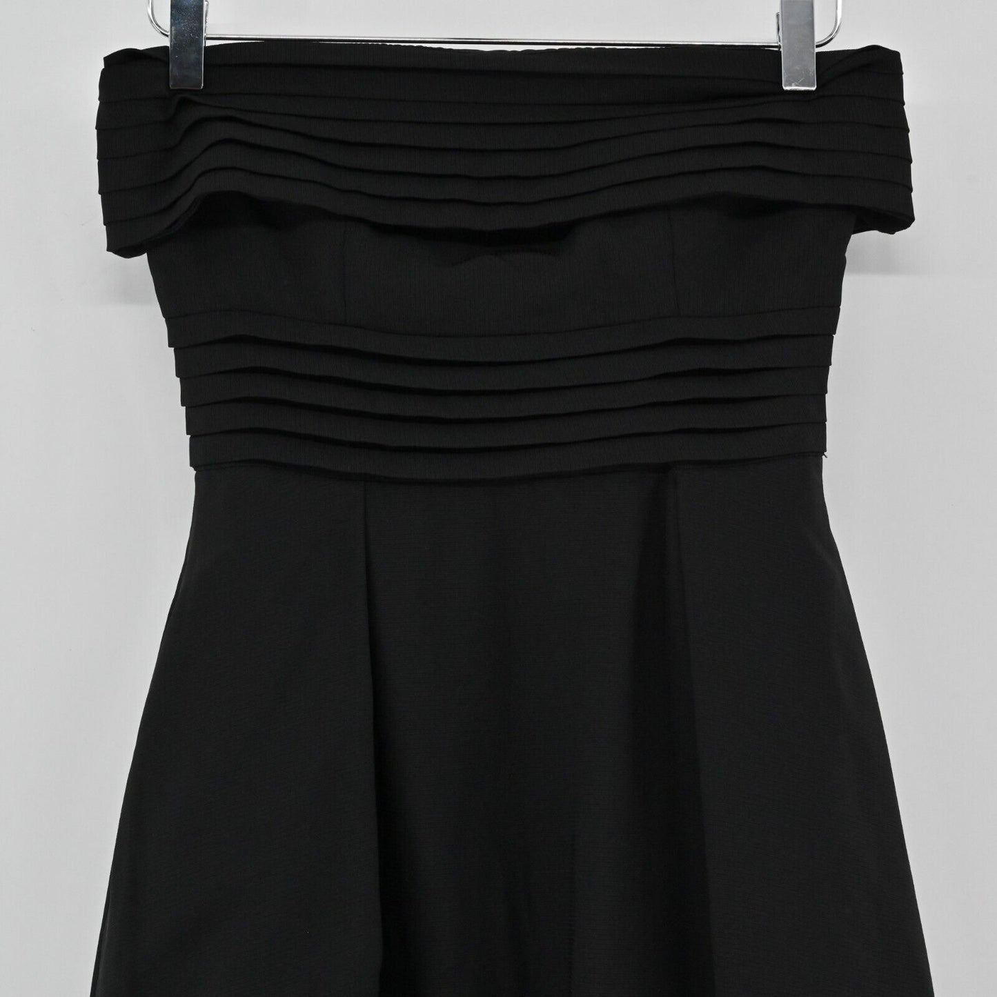 C/MEO COLLECTIVE Dress Womens Size S Black Visceral Strapless Midi Gown Solid