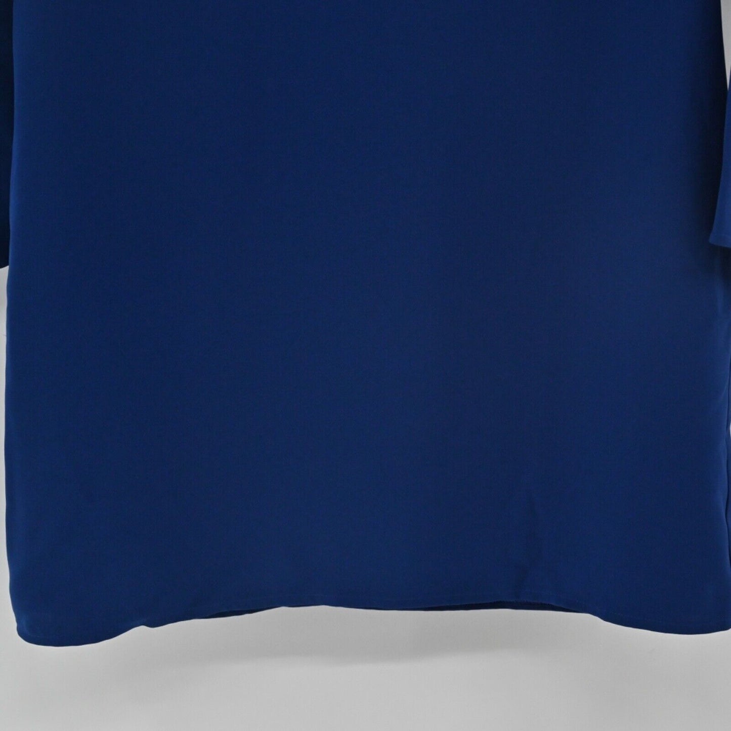 AMANDA UPRICHARD Dress Womens Sz XS Royal Blue Deep Vneck Long Sleeve Shift USA