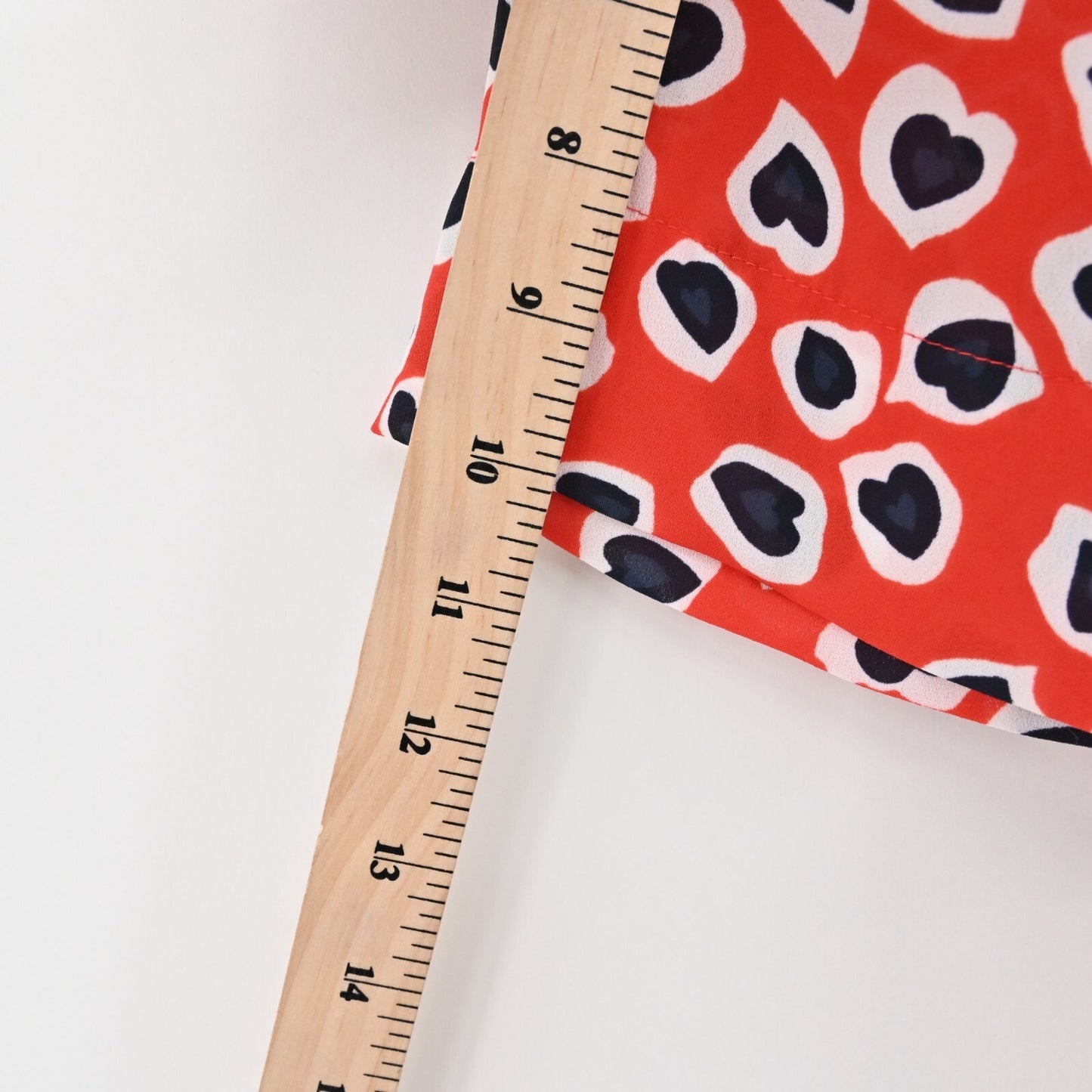 J CREW Dress Size 4P Rudbeckia Red Heart Print Collared Belted Midi A Line