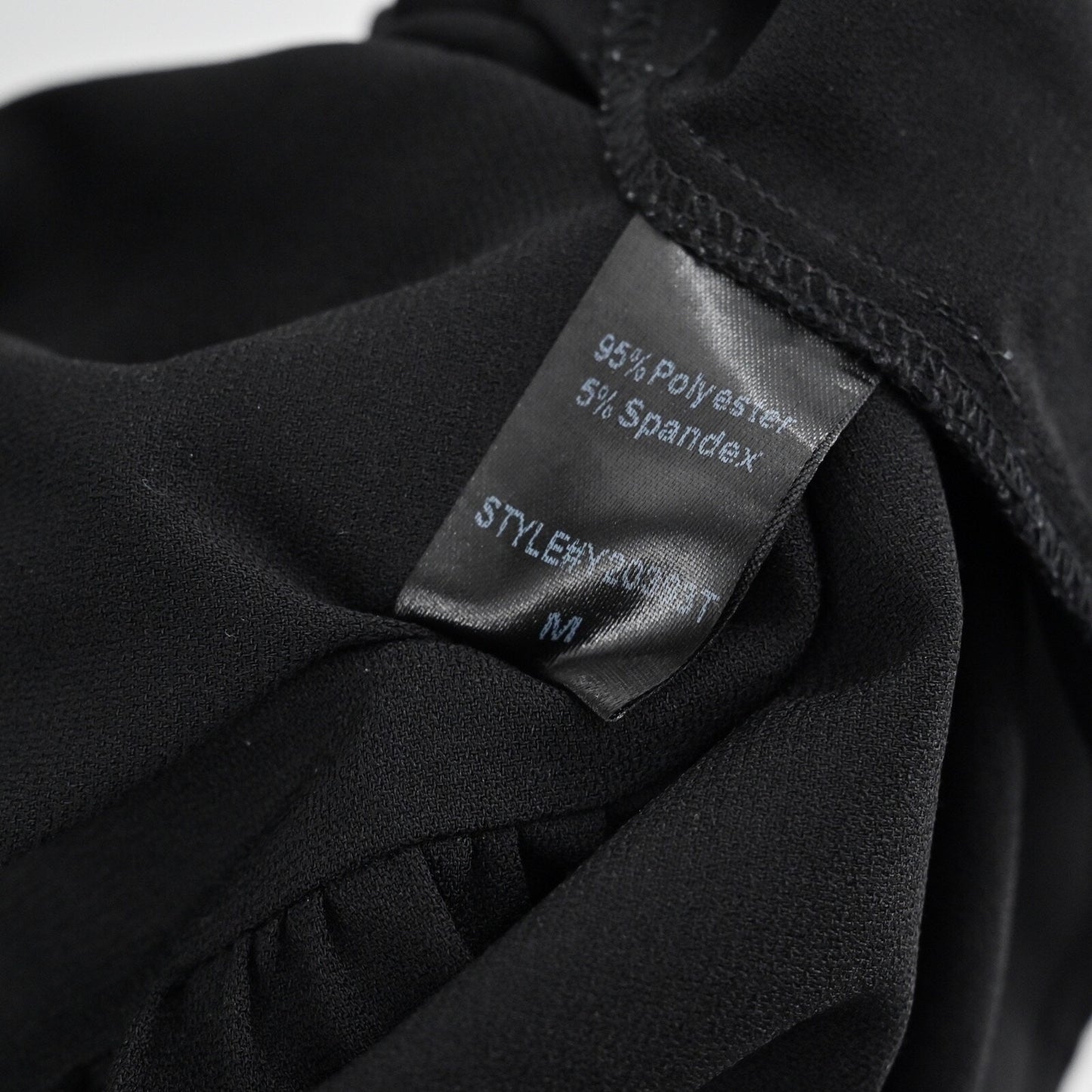 POMANDER PLACE Kenzo Mini Dress Sz M Black Tiered Ruffle Bell Sleeve Tuckernuck