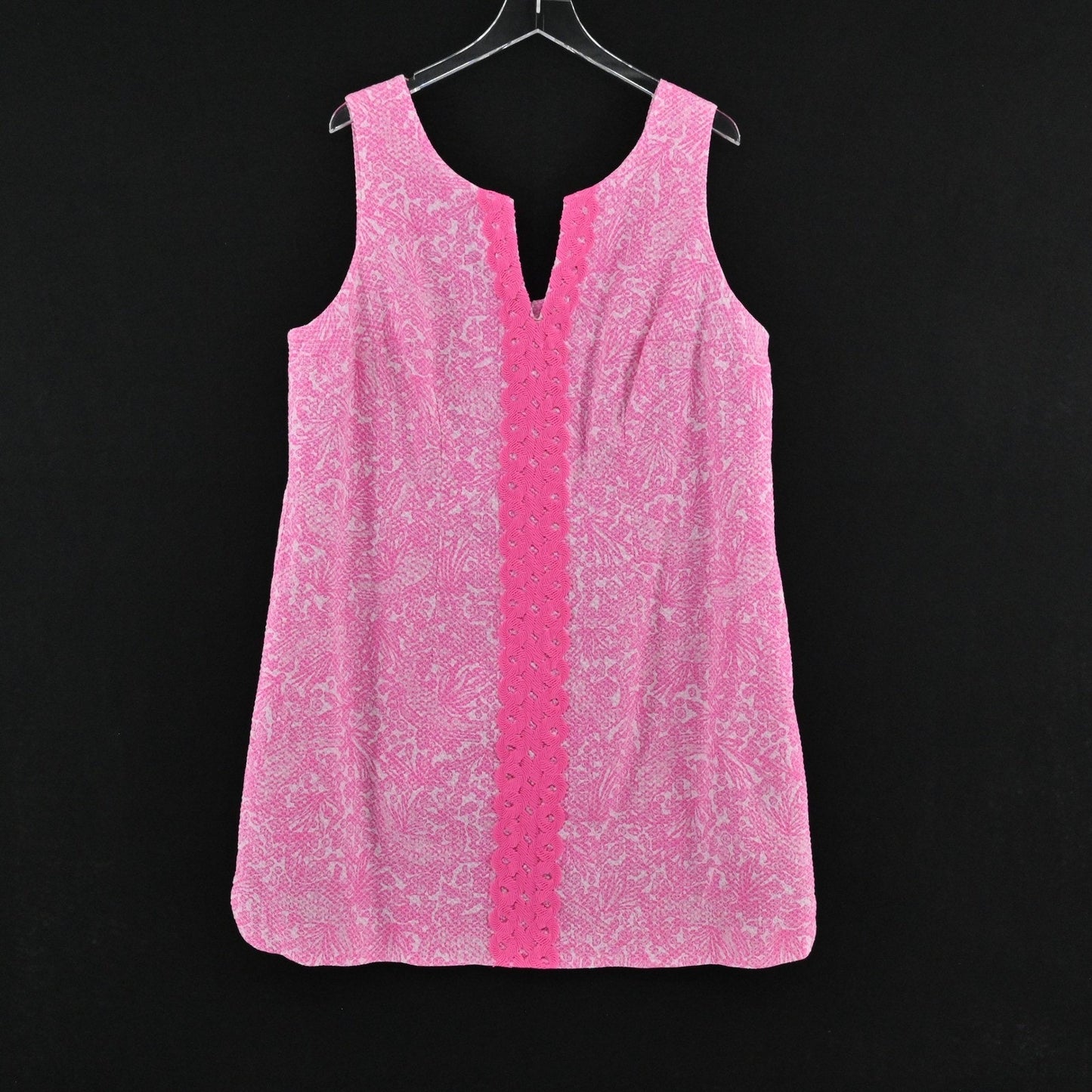 Lilly Pulitzer for Target See Ya Later Dress Size 22W Pink White Sleeveless Bold