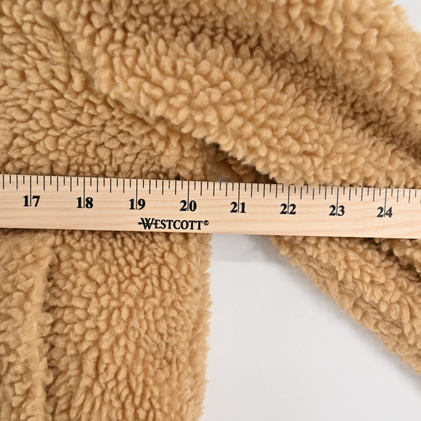 Madewell Portland Sherpa Camel Jacket Women M Faux Fur Button Front Teddy Coat