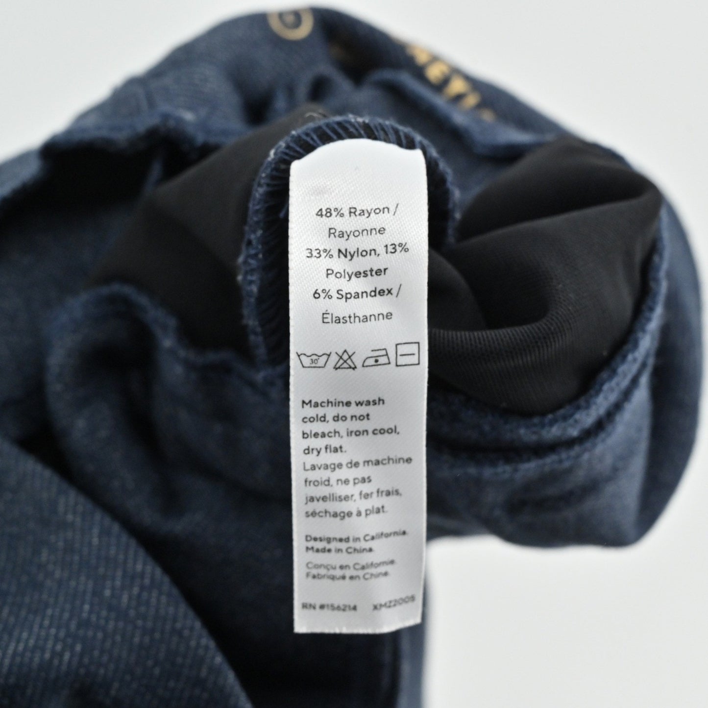 HONEYLOVE Womens EverReady Shapewear Career Pants Size L Stormy Blue Pockets