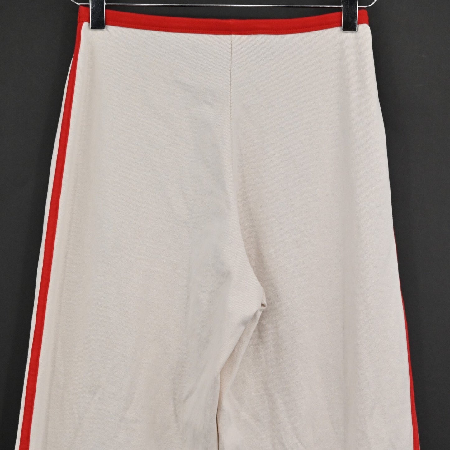 ADIDAS Originals Resort Wide Leg Trousers Womens XS Trefoil Track Pants Red Logo