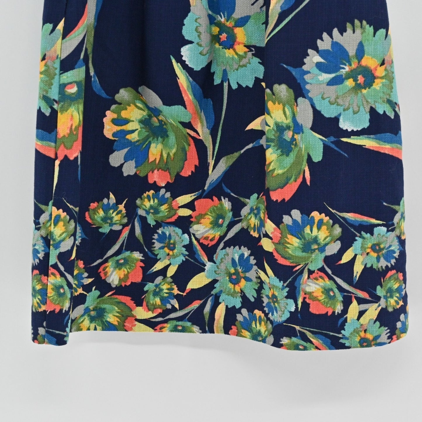 Anthropologie Womens Green Floral Dress Size 2 Elland TABITHA Blouson Tie Neck