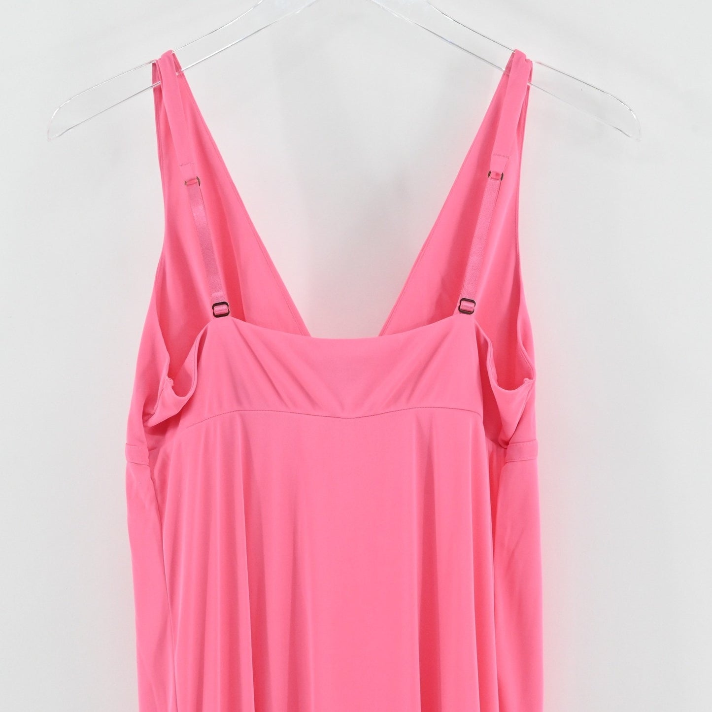 Natori Aphrodite Pink Babydoll Dress Size S Sleeveless Hi Low Romantic Feminine