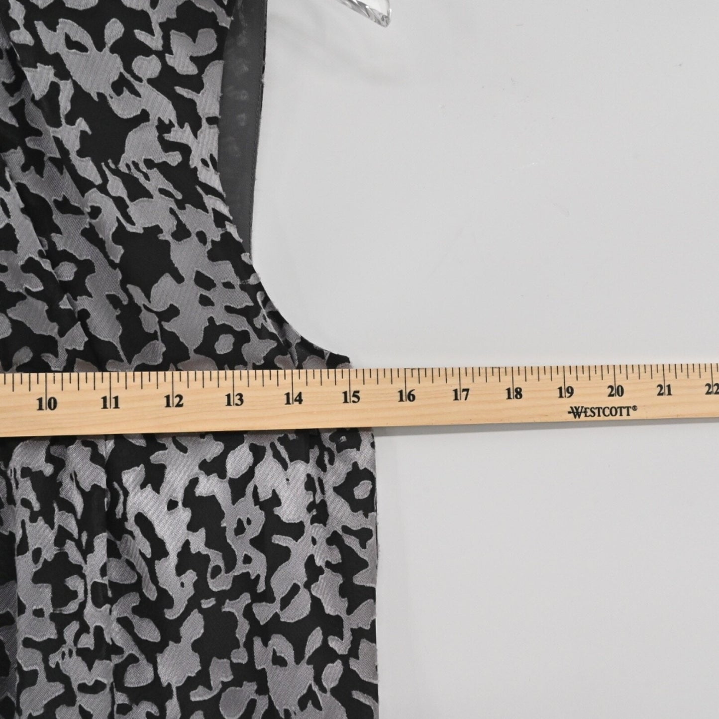 Brooks Brothers Floral Sheath Dress Sz 6 Black Gray Sleeveless Mock Neck Burnout