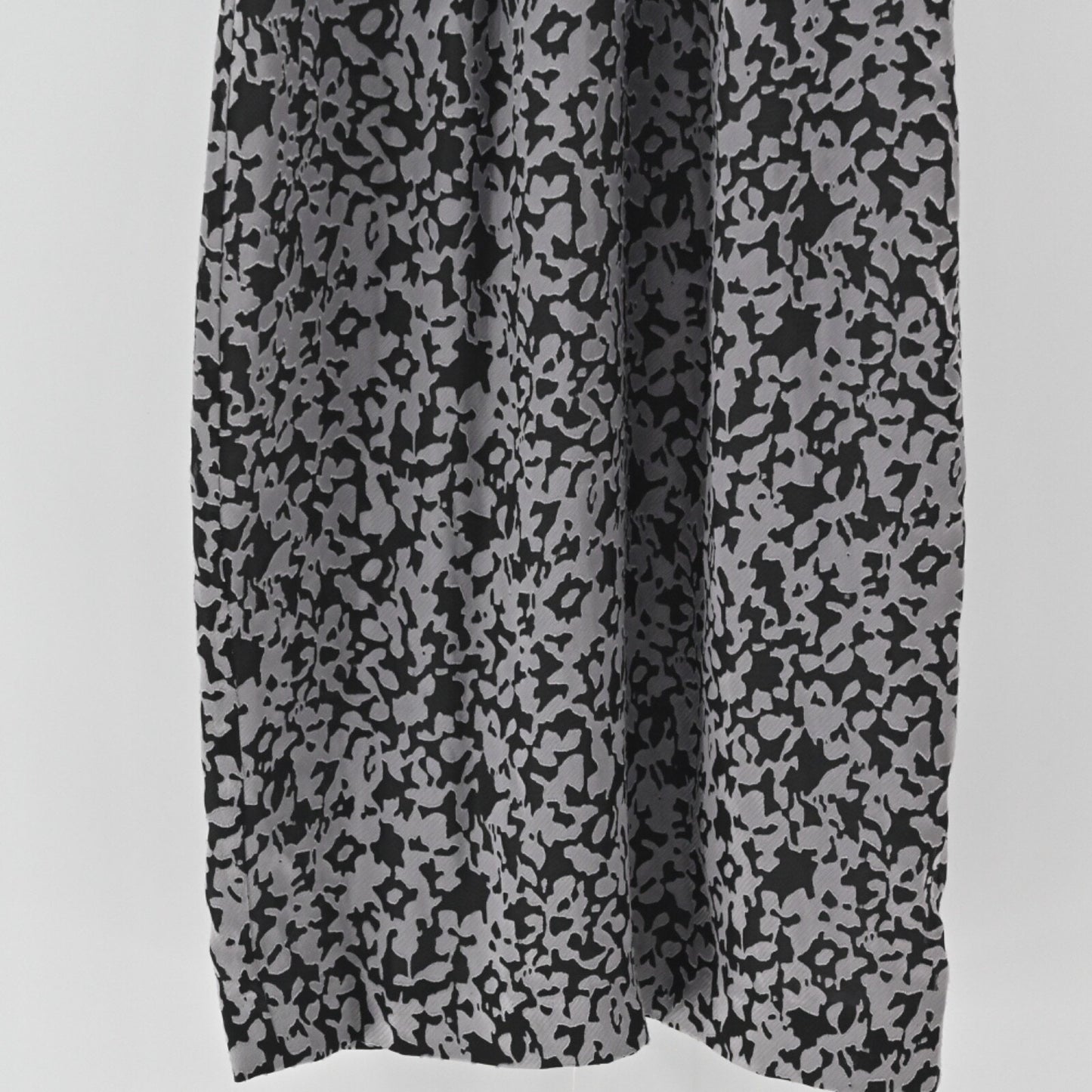 Brooks Brothers Floral Sheath Dress Sz 6 Black Gray Sleeveless Mock Neck Burnout