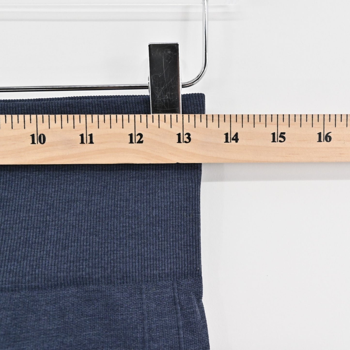 LULULEMON Leggings Womens Sz 6 In The Flow Cropped Seamless Navy Blue Atheletic