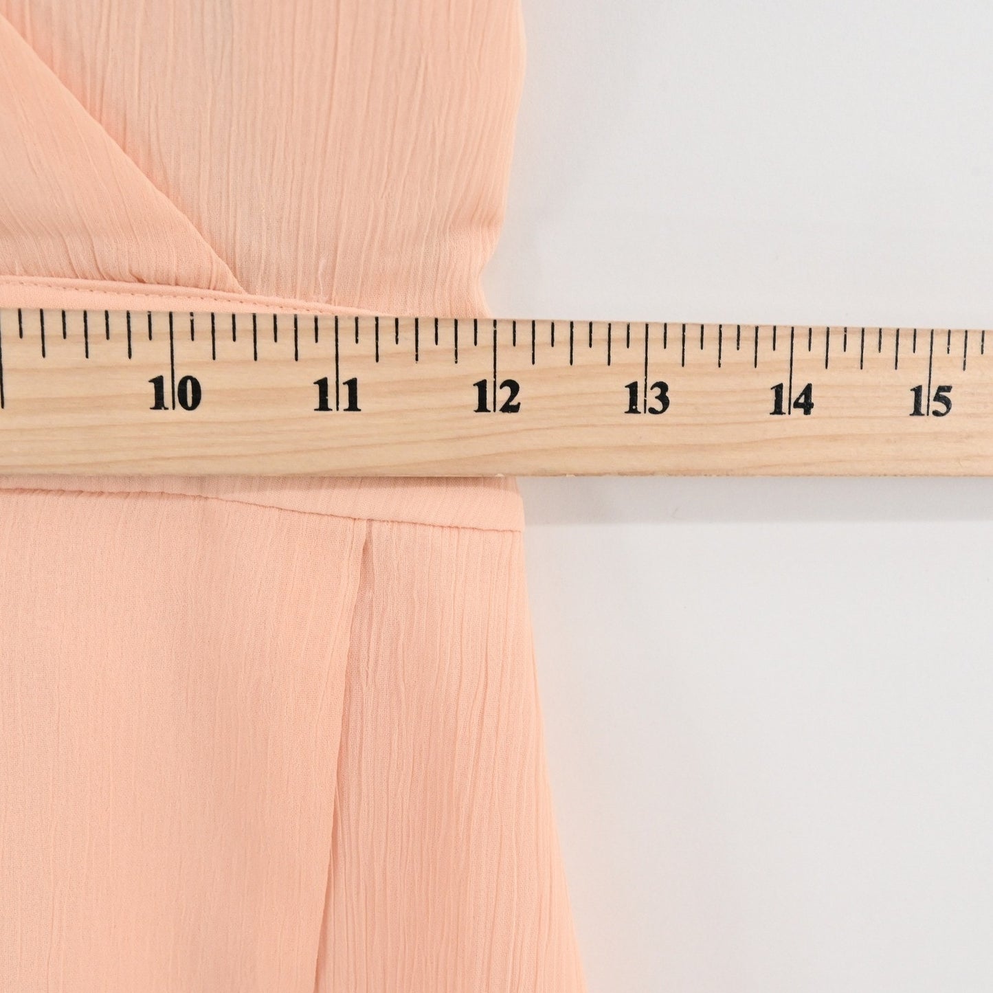 Lovers Friends Soulmate Faux Wrap Mini Dress Size XS Peach Lace Ethereal Revolve