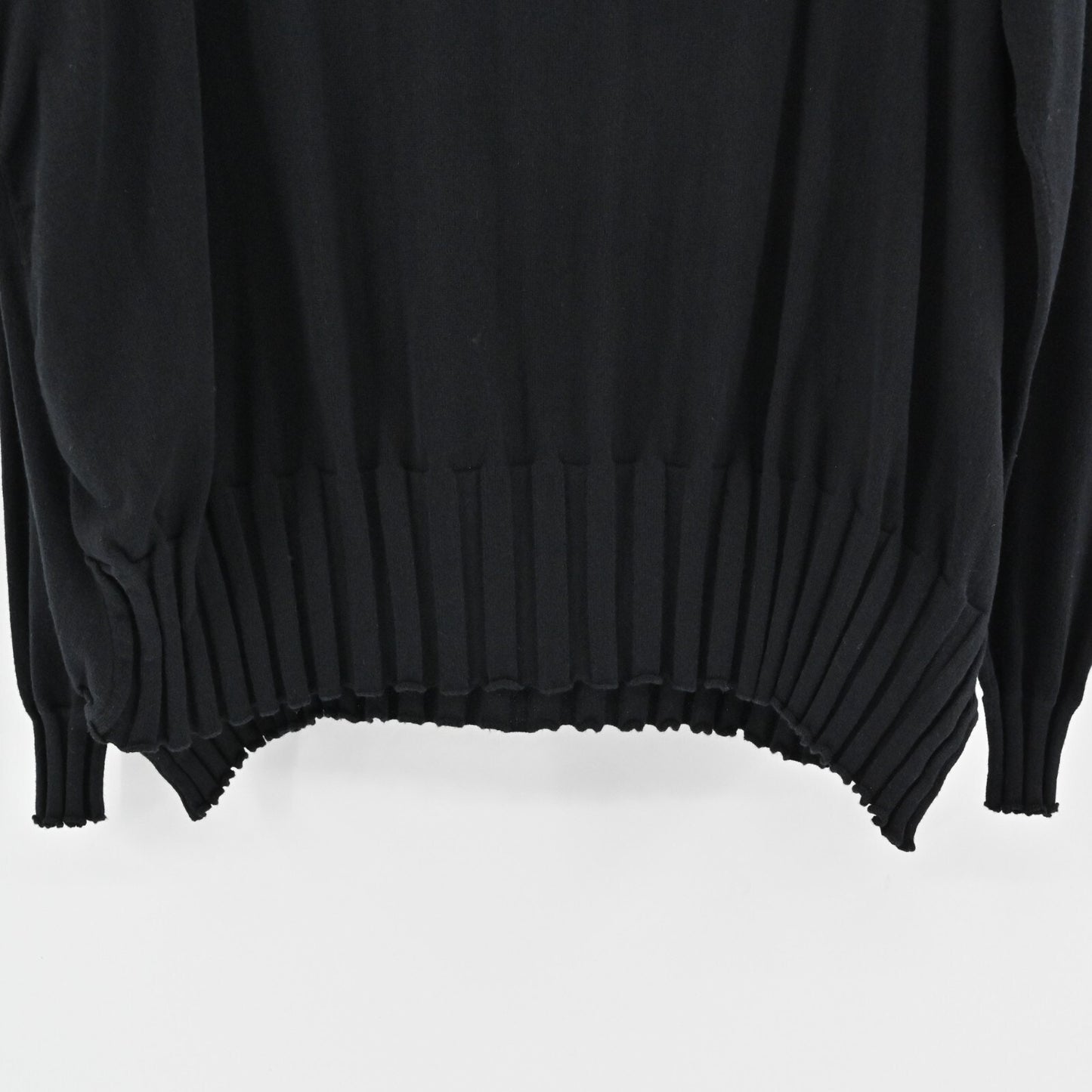 PLANET by LAUREN G Womens Black OSFA Sweater Pima Cotton Bateau Neck Minimalist