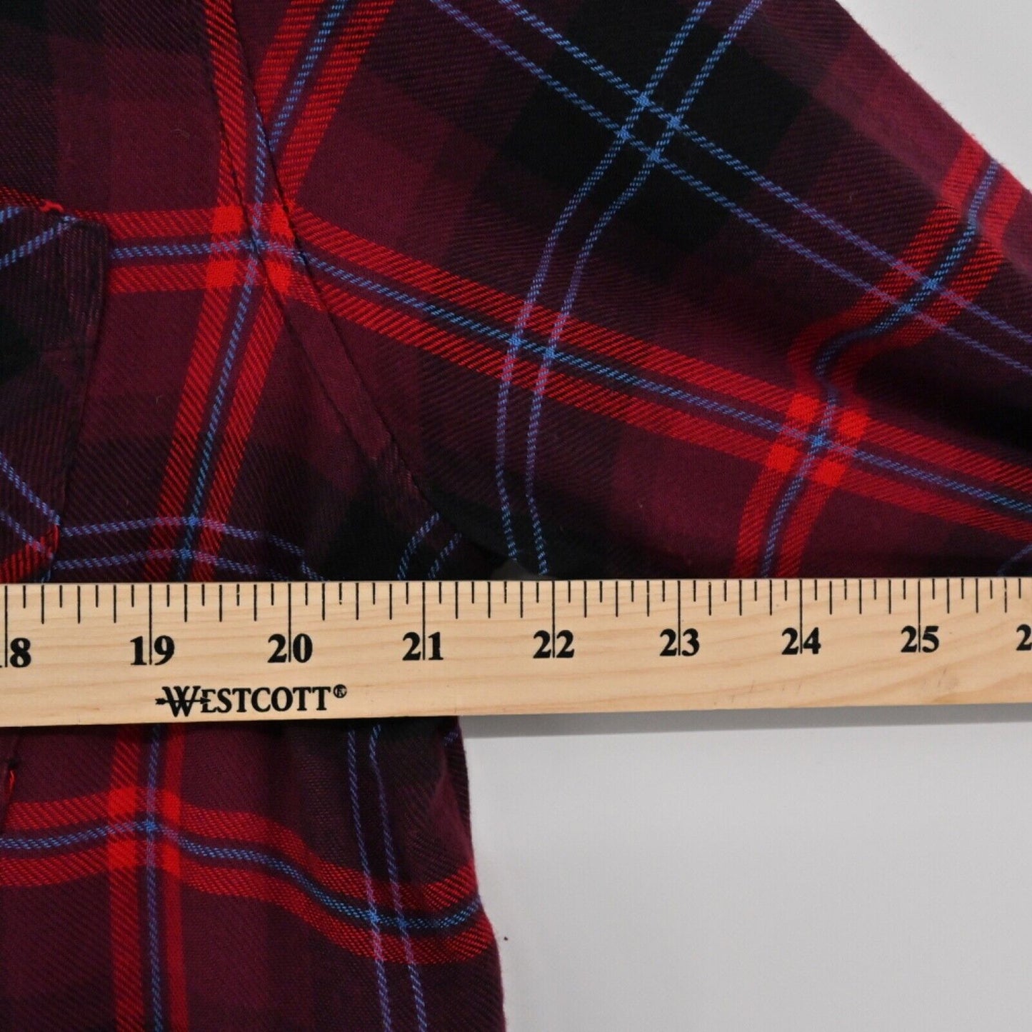 HARPER Top Womens Size M Red Black Plaid Pocket Flannel Button Up Western Grunge