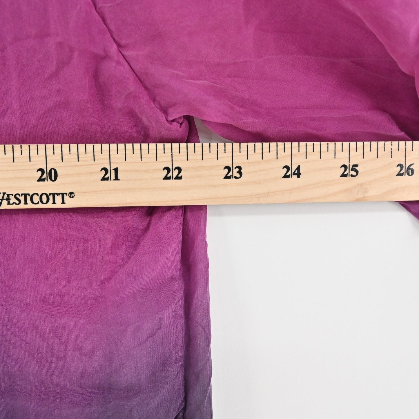 PRONTOMODA GIUSY Womens Silk Ombre Dress Size M Pleated Shift Pink Dip Tie Dye