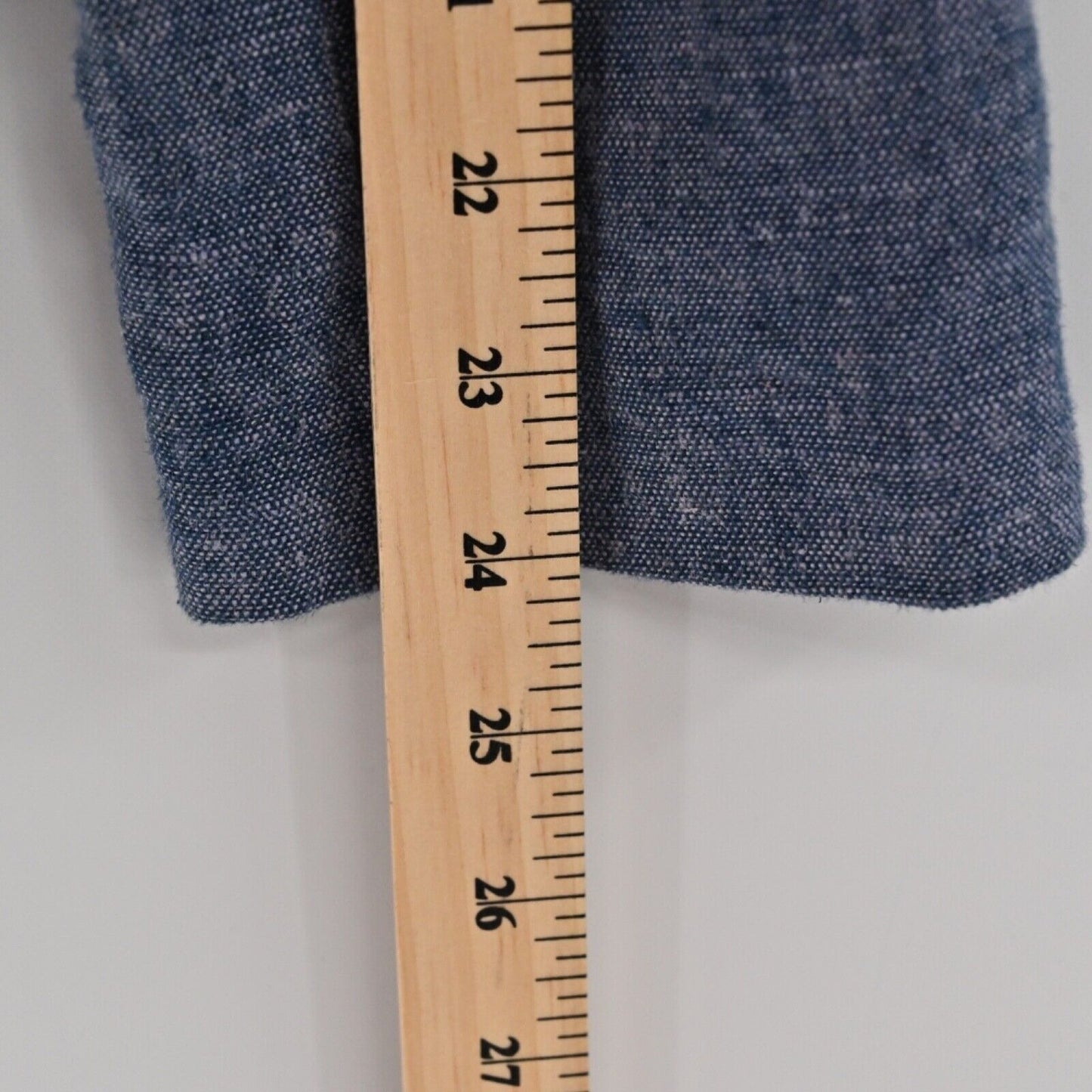 BANANA REPUBLIC Jacket Womens Sz 4 Blue Linen Cotton Button Front Utility Preppy