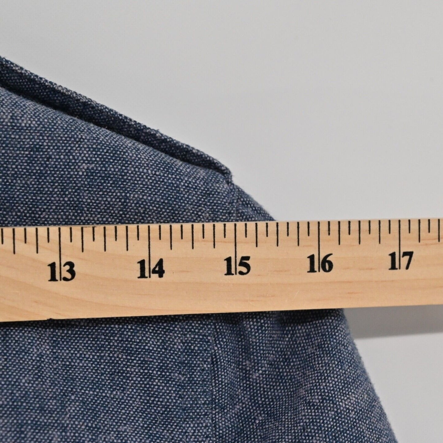 BANANA REPUBLIC Jacket Womens Sz 4 Blue Linen Cotton Button Front Utility Preppy