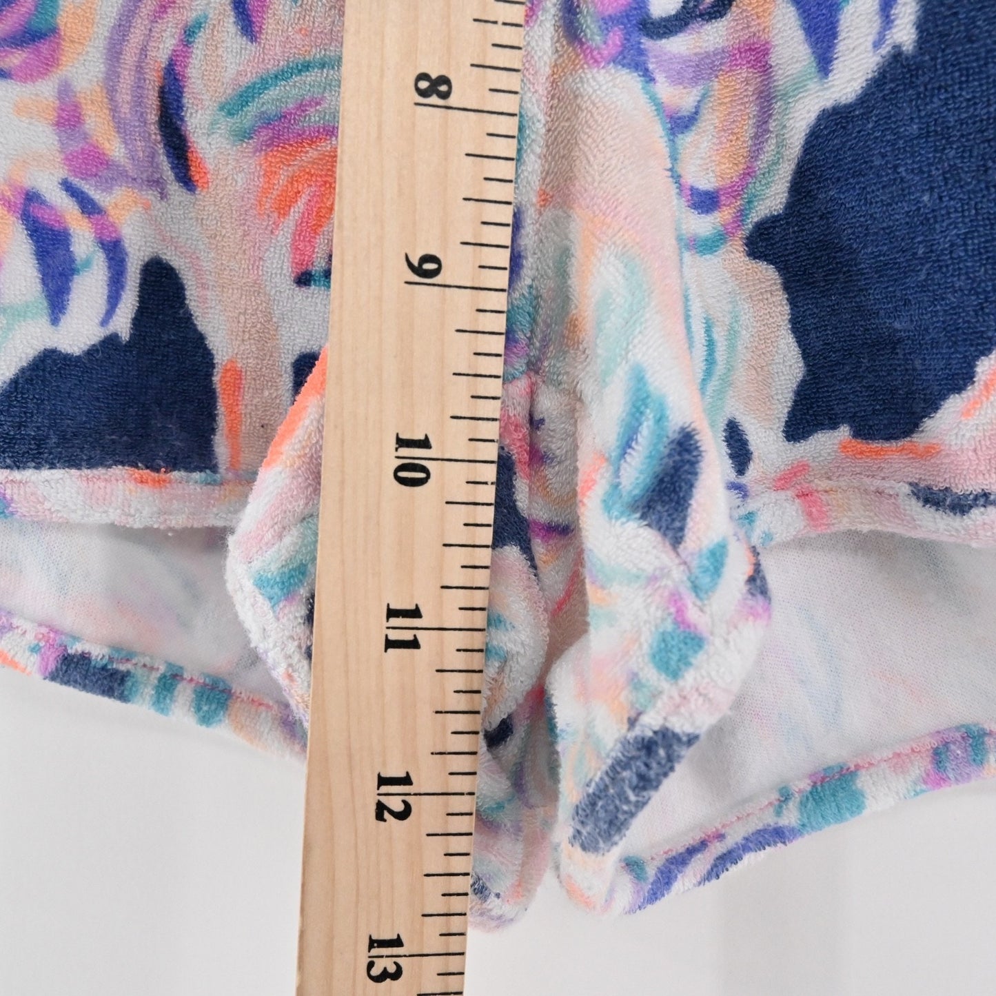 LILLY PULITZER Womens Dossie Terry Set Size M Navy Pelican Pink Head In The Sand