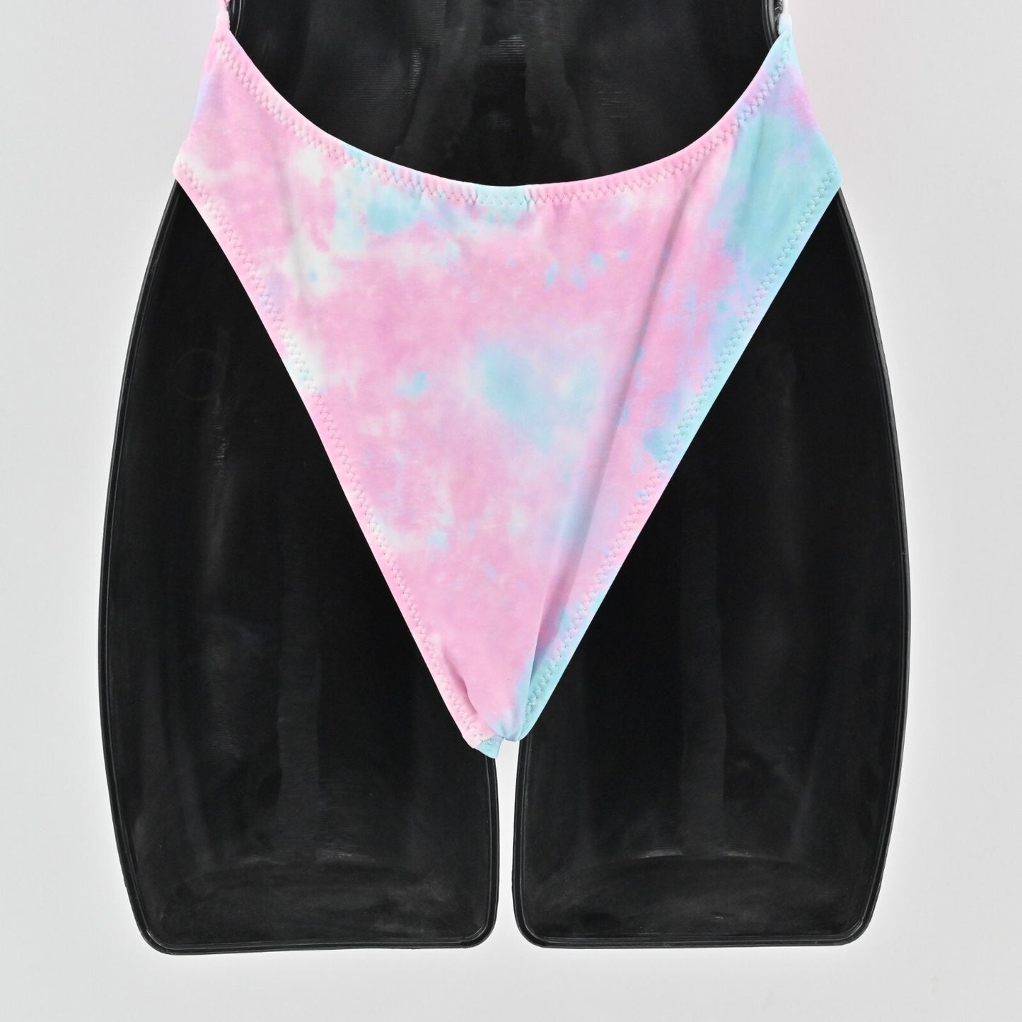 SOLID STRIPED x REDONE Swimsuit Womens Sz XS The Vince One Piece Cutout Tie Dye