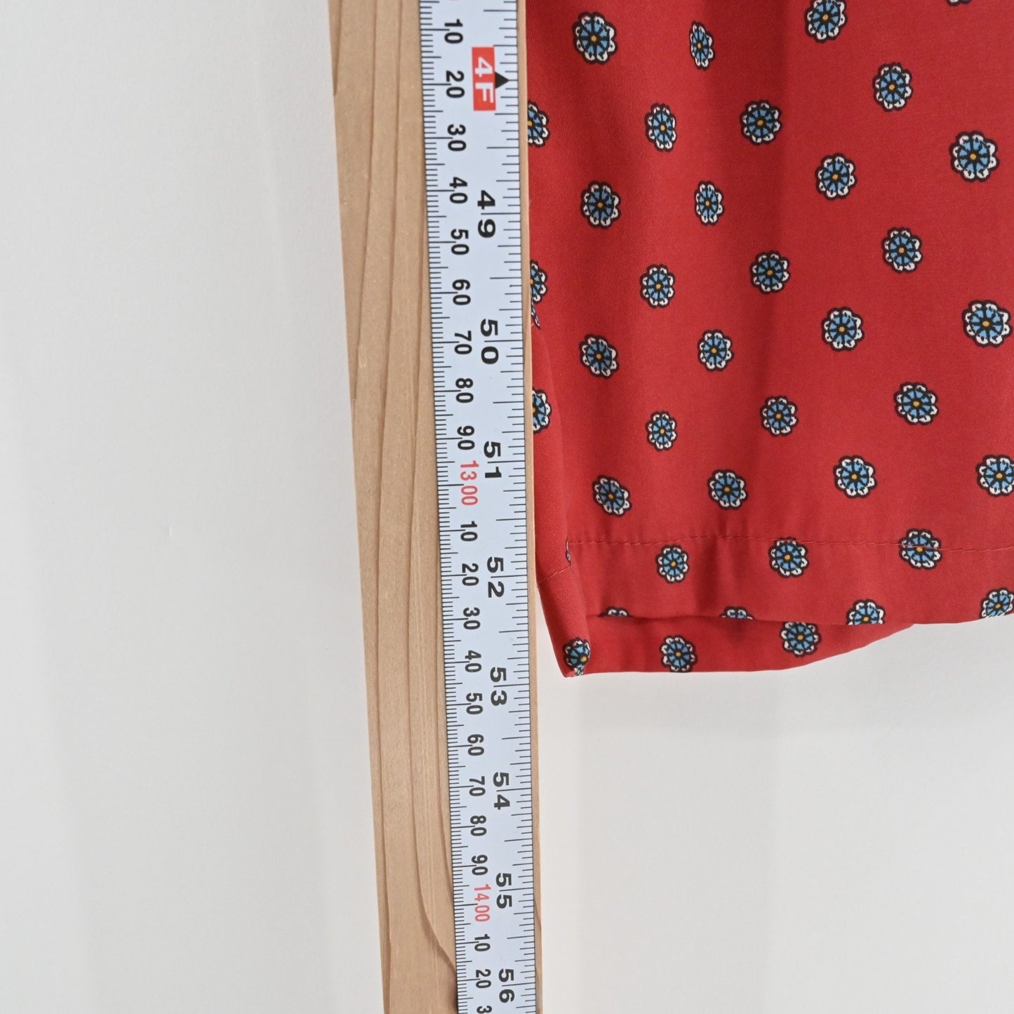 URBAN OUTFITTERS Womens Red Floral Jumpsuit Size XS Romper Belt Boho Chic Retro