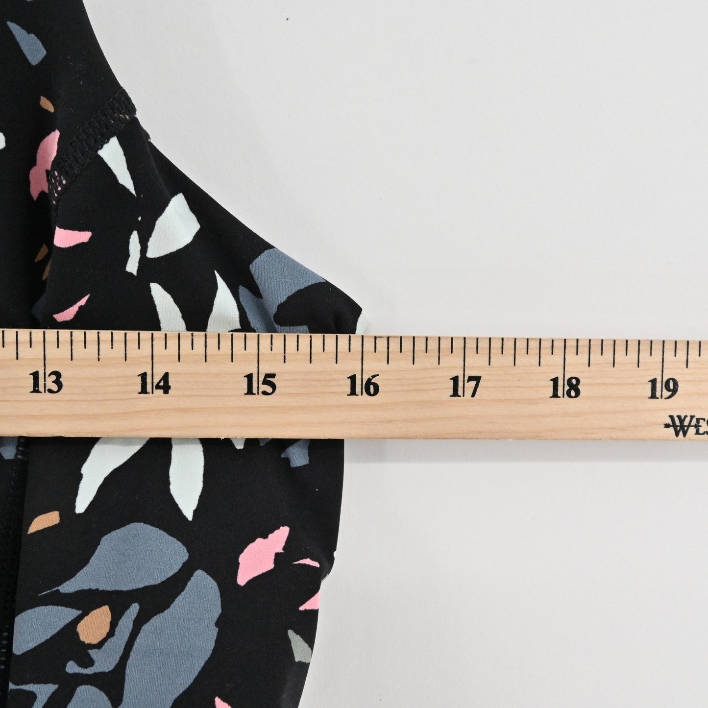 Sweaty Betty Power Workout Dress Size 4/6 Black Floral Sleeveless Racerback Gym