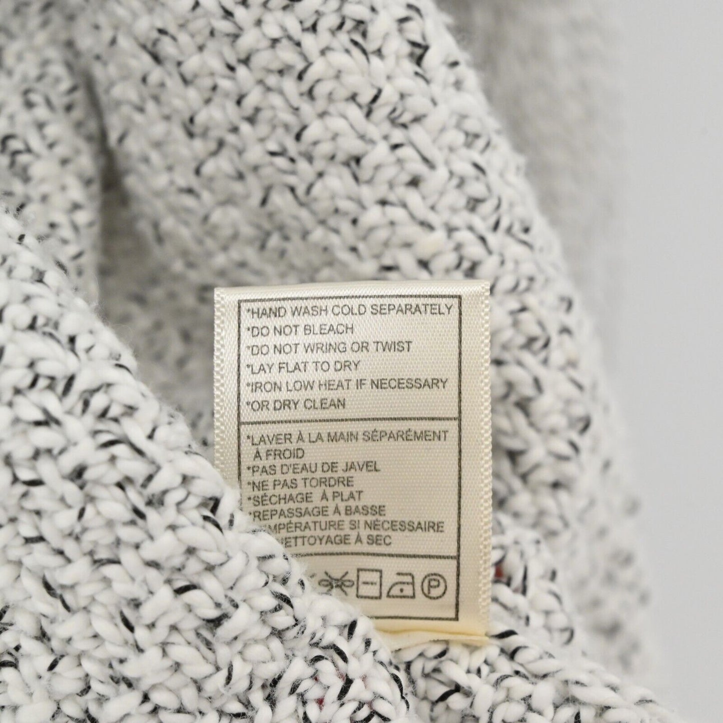 CUPCAKES CASHMERE Sweater Womens Sz S Calypso Fringe Knit Open Cardigan Boho