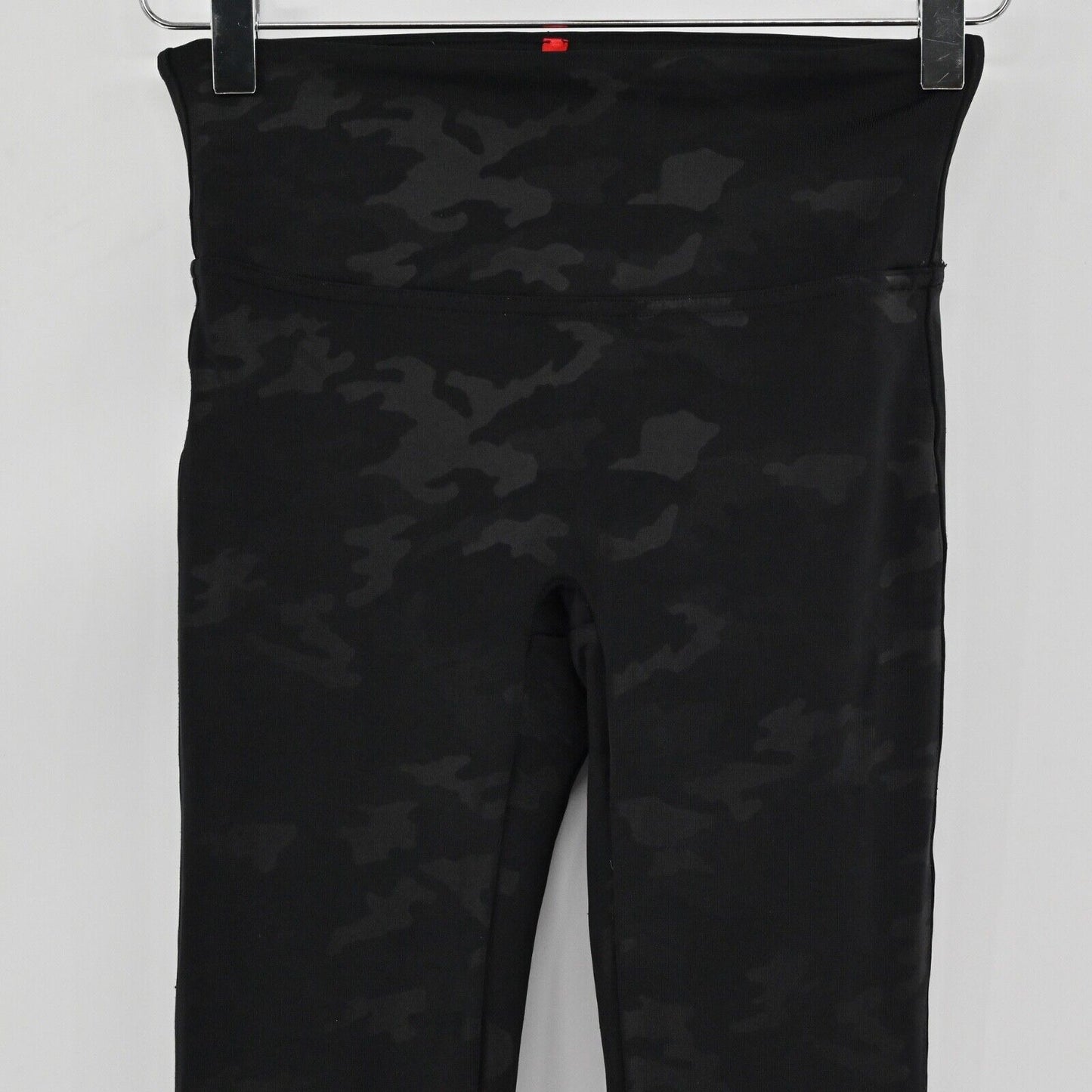 SPANX Leggings Womens Size S Black Camouflage Mid Rise Full Length Gym Workout