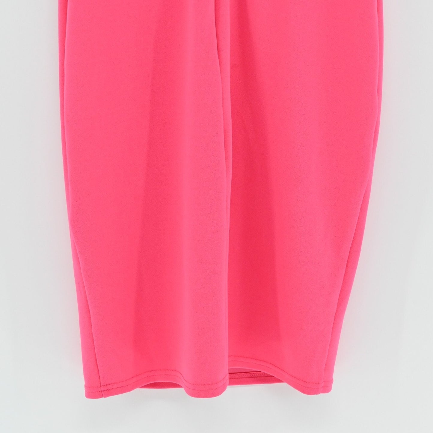 LULUS Dress Size S Fuchsia Cityscape Cold Shoulder Bodycon Knee Length Sexy Glam