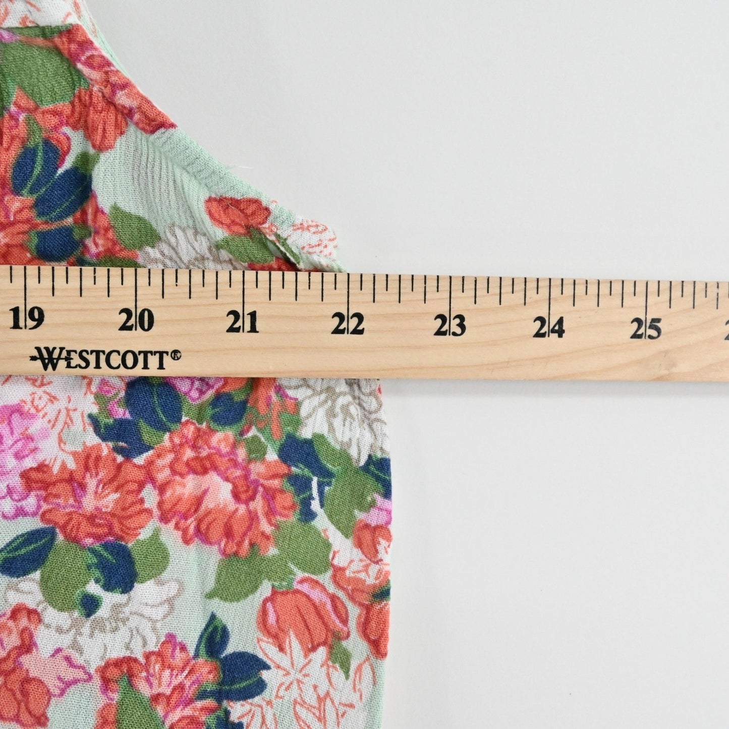 Anthropologie MEADOW RUE Womens Top Size 2 Whimsical Sleeveless Green Floral