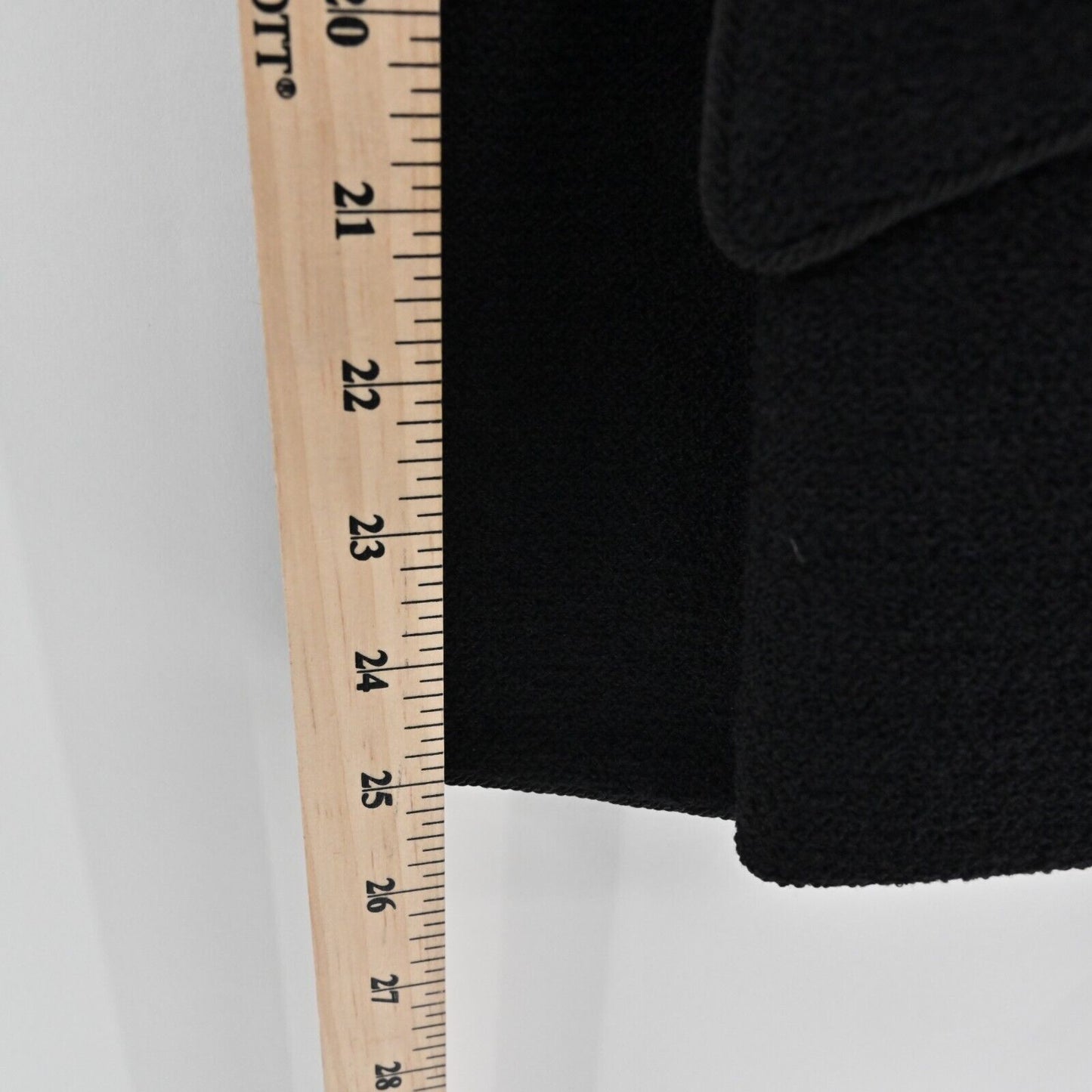 ST JOHN Jacket Womens Sz 10 Collection Santana Knit Black Gold Buttons Dog Show