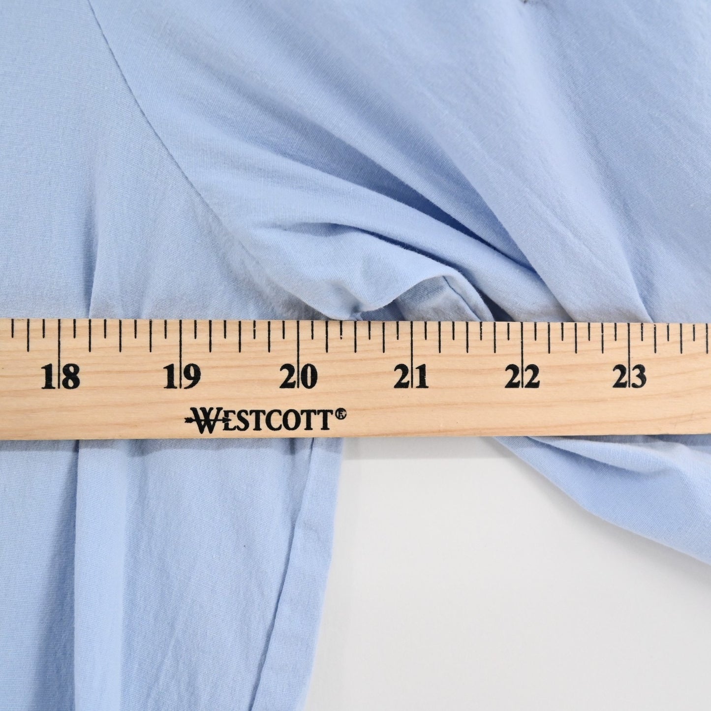 Tuckernuck Cleia Dress Size M Drop Waist Pomander Place Light Blue Swing Collar