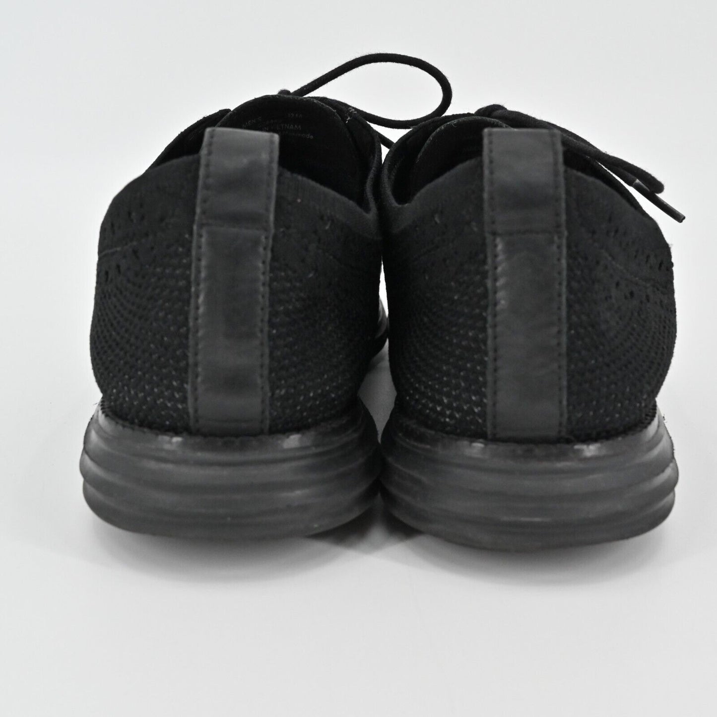 COLE HAAN Shoes Mens Size 12M ZeroGrand Black Wingtip Oxford Magnet Stitchlite