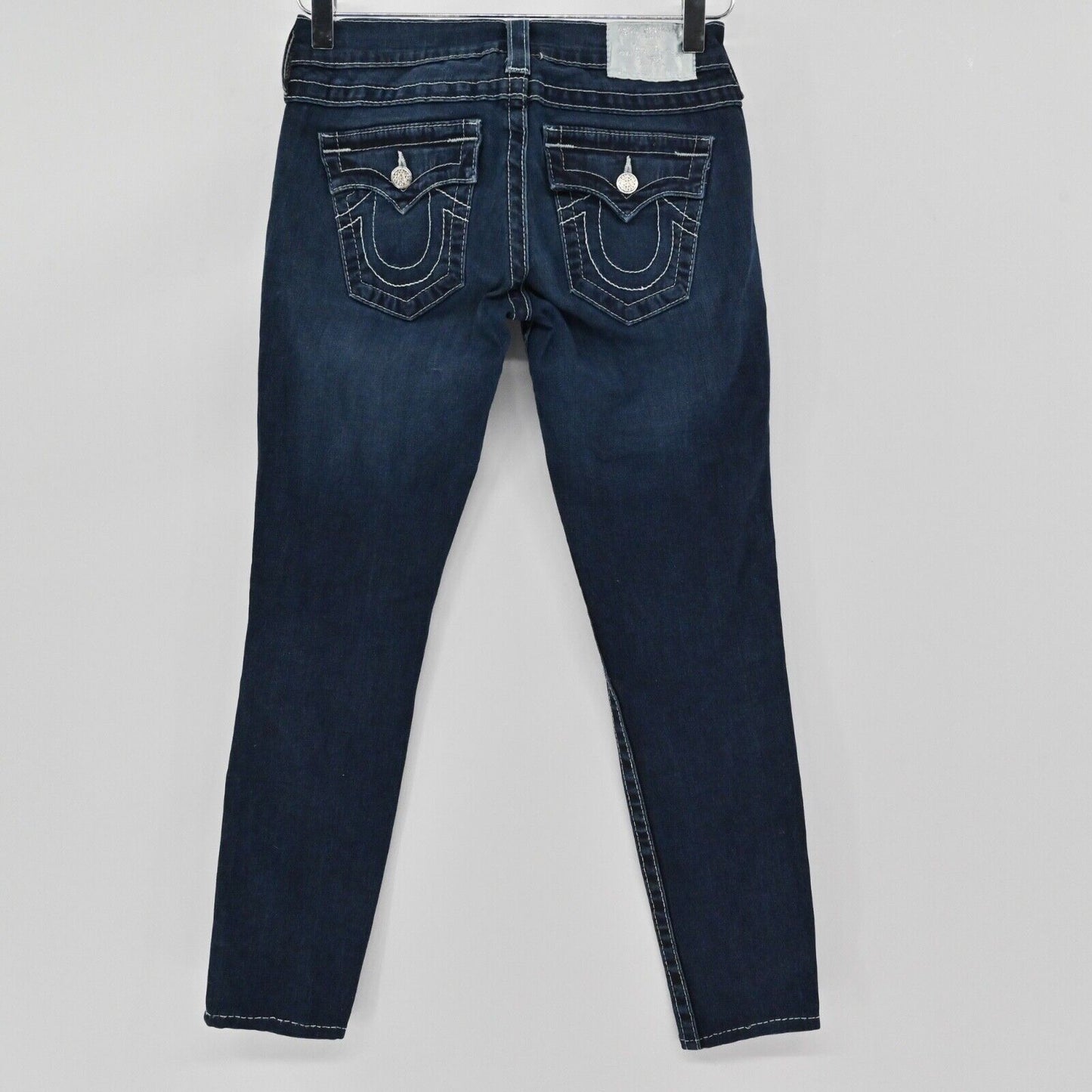 TRUE RELIGION Jeans Womens Size 25 Misty Skinny Low Rise Dark Wash Stretch USA