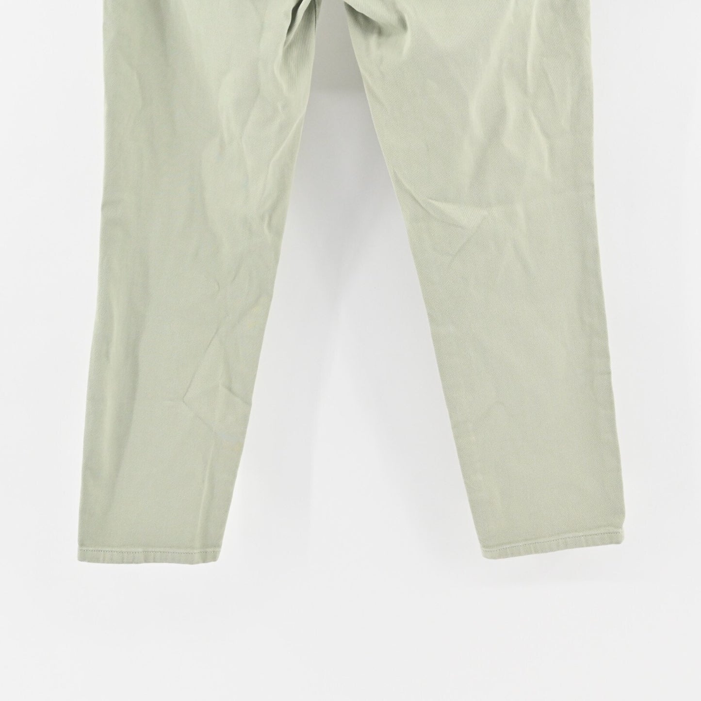 Tory Burch Jeans Womens Size 28 Alexa Cropped Skinny Leg Green Mid Rise Denim