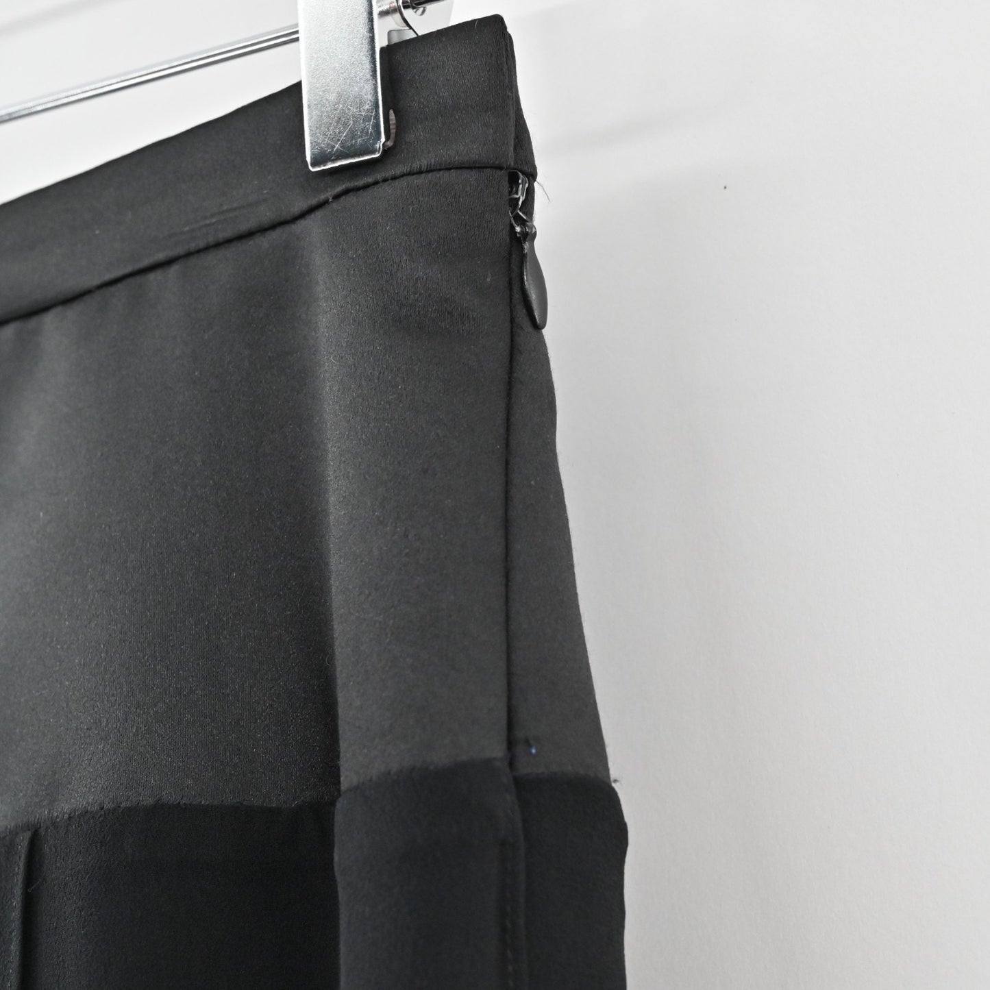 Frans Baviera Black Pleated Skirt Size S ALine Mini Whimsigoth Dark Academia