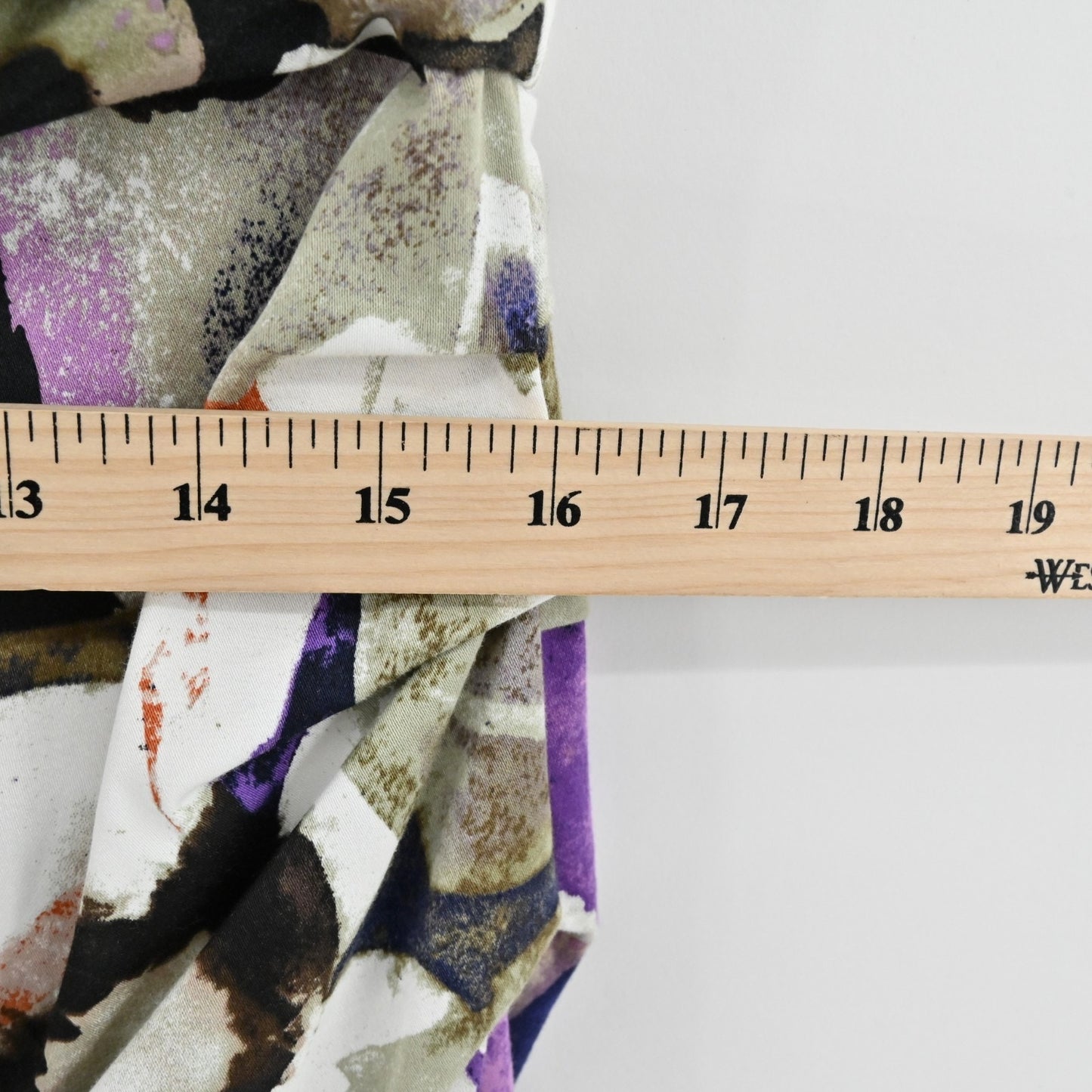 Suzi Chin Floral Pleated Sleeveless Dress Sz 14 Garden Party Ruched Square Neck