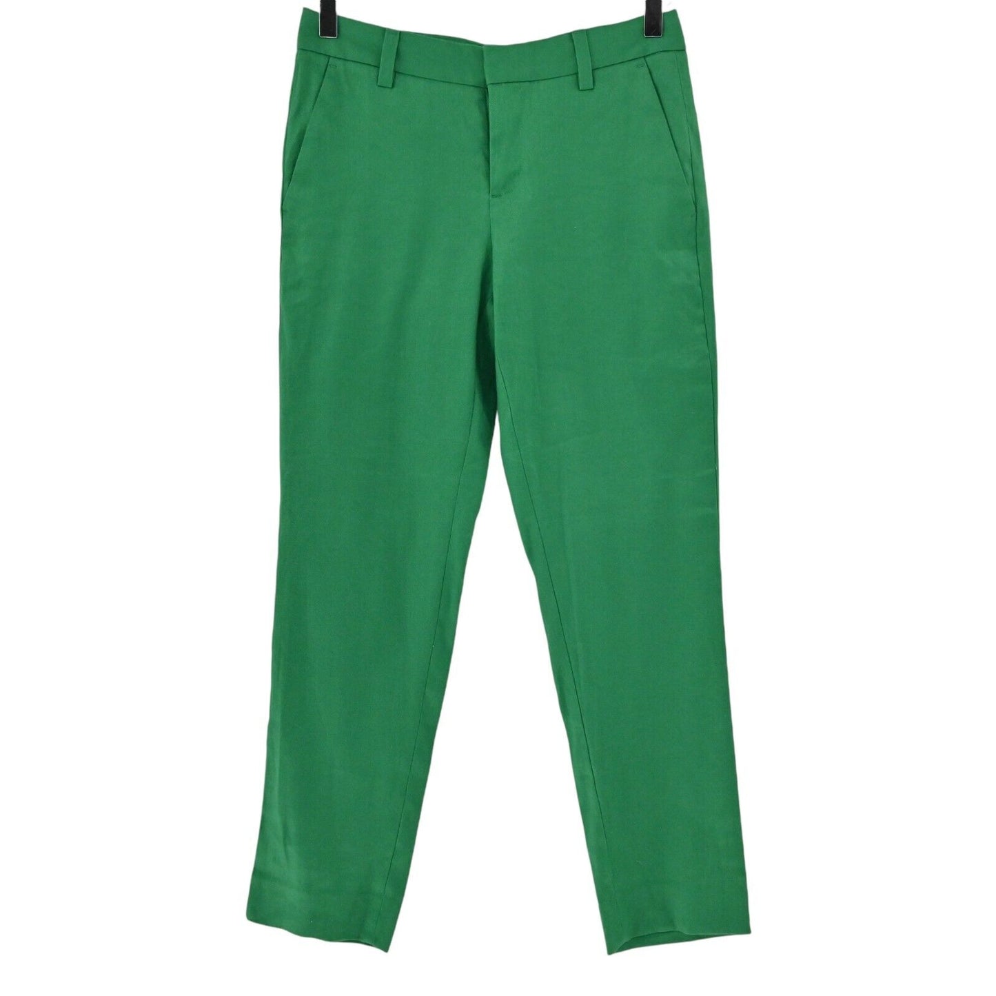 BANANA REPUBLIC Pants Womens Size 0 Avery Straight Leg Linen Blend Trouser Green