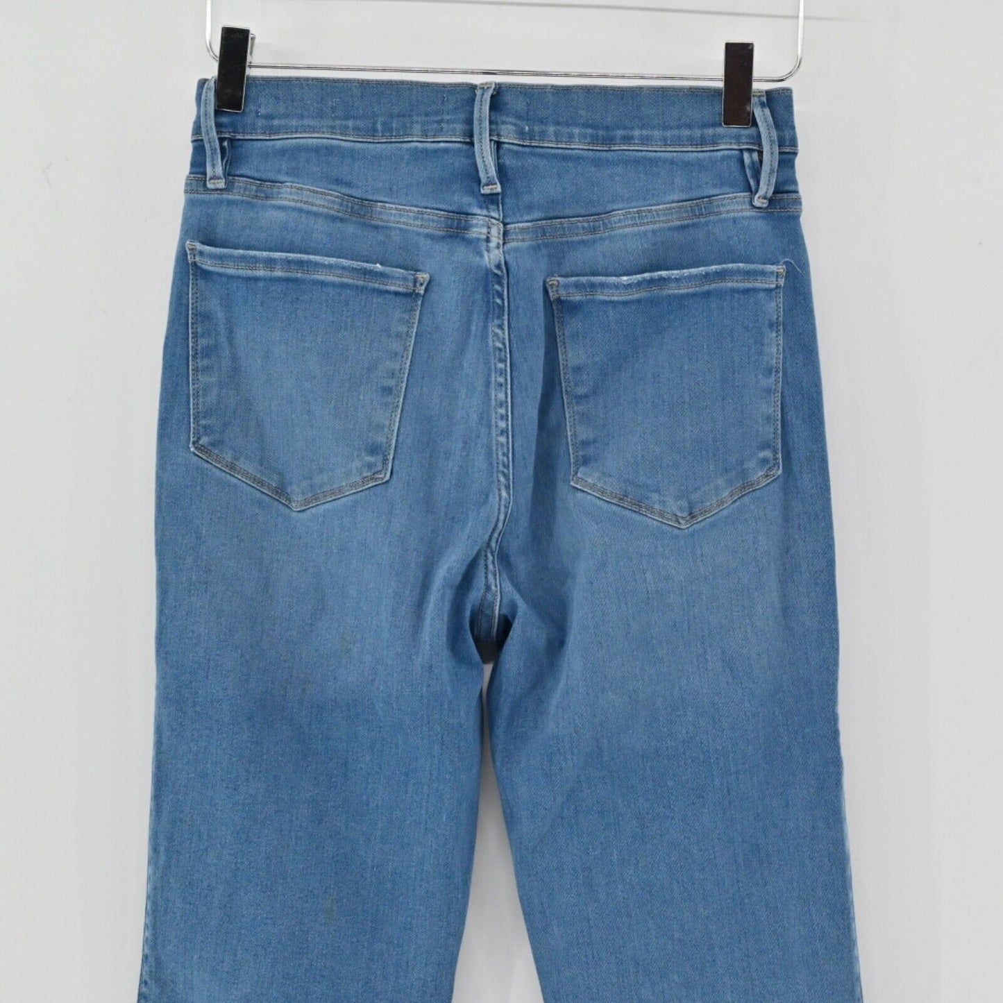 FRAME Jeans Women Sz 29 Medium Wash High Rise Le Sylvie Slender Straight Stretch