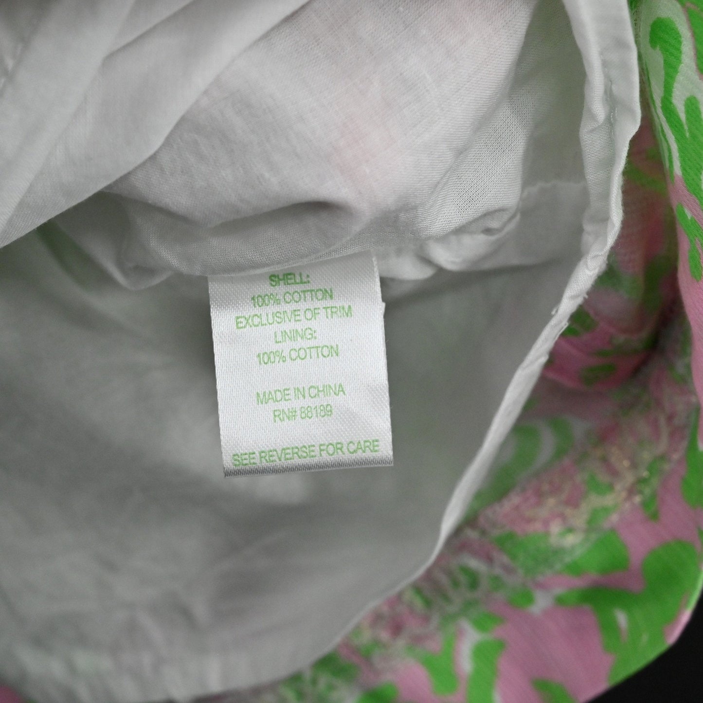 Lilly Pulitzer Liz Mini Shift Dress Size 00 Green Sunnyside Lions Cotton Pockets