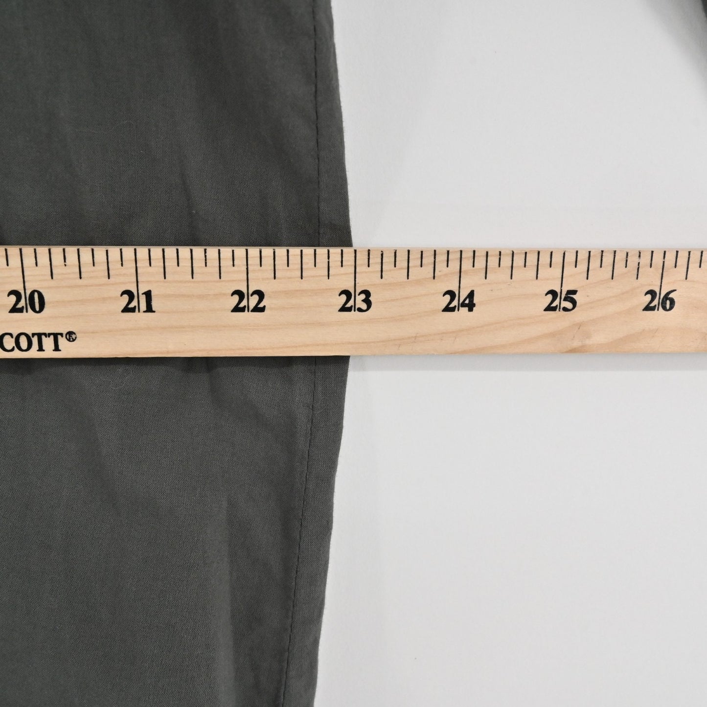 James Perse Gray Shirt Dress Size L Long Sleeve Mandarin Collar Button Lagenlook