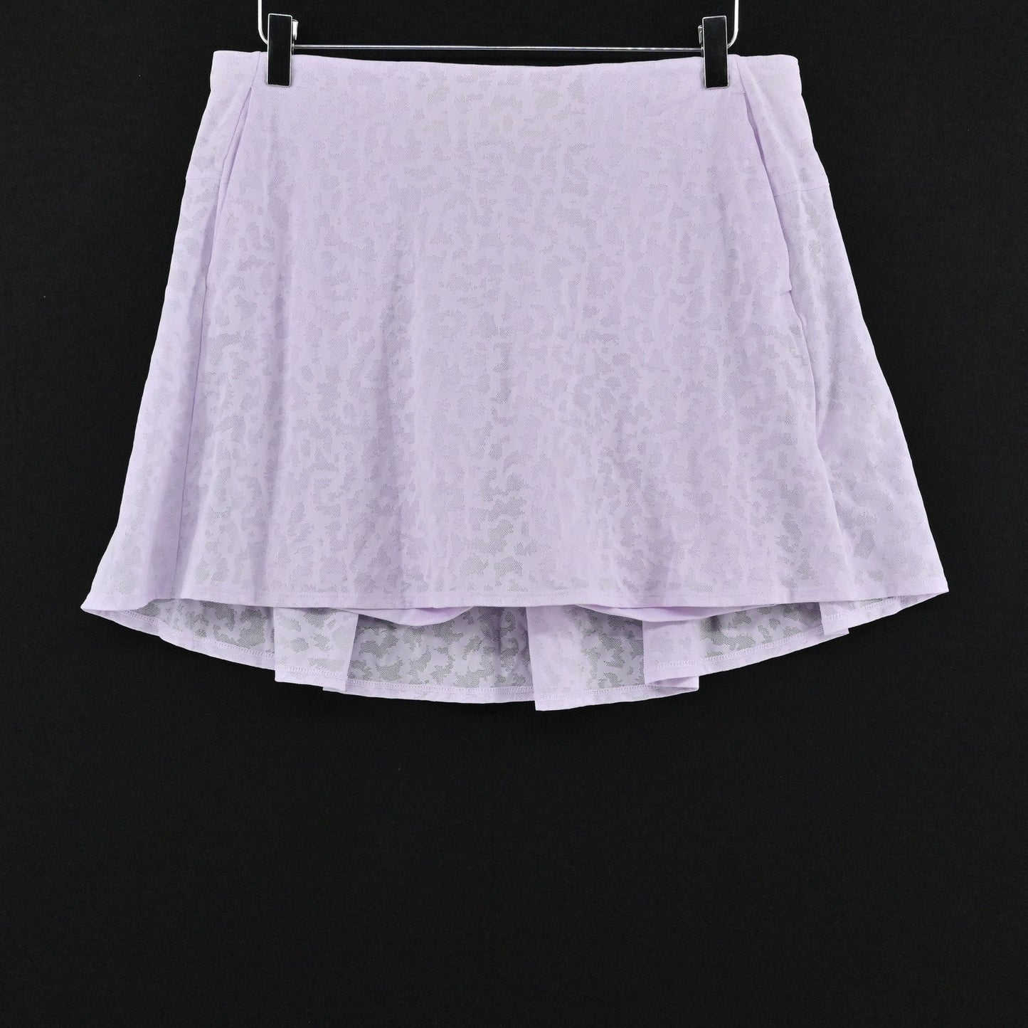 Nike Breathe Fairway Golf Skort Size L Lavender Animal Print Tennis Athletic