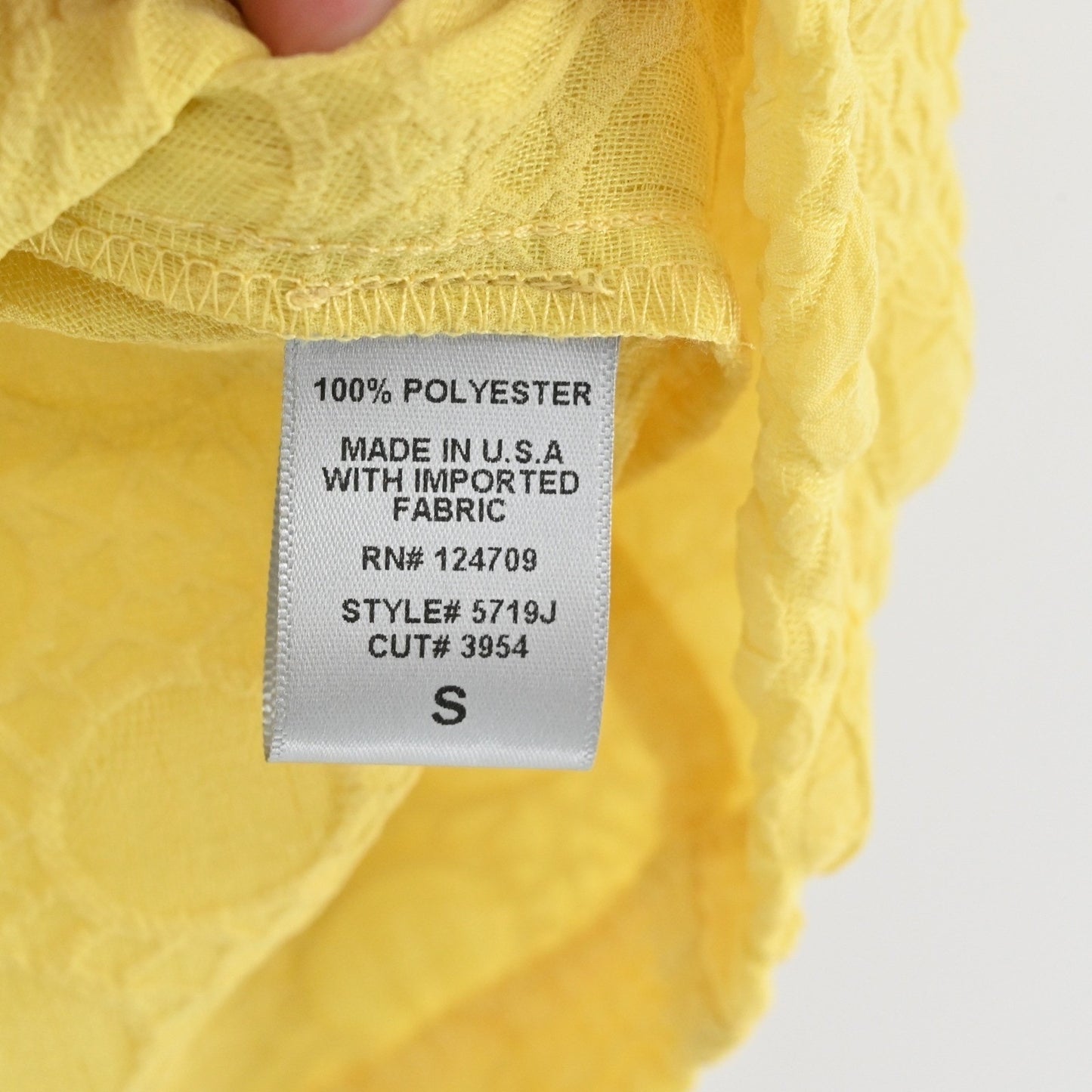 IC By Connie K Womens Yellow Jacket Size S Textured Sunny Zip Front Collarless