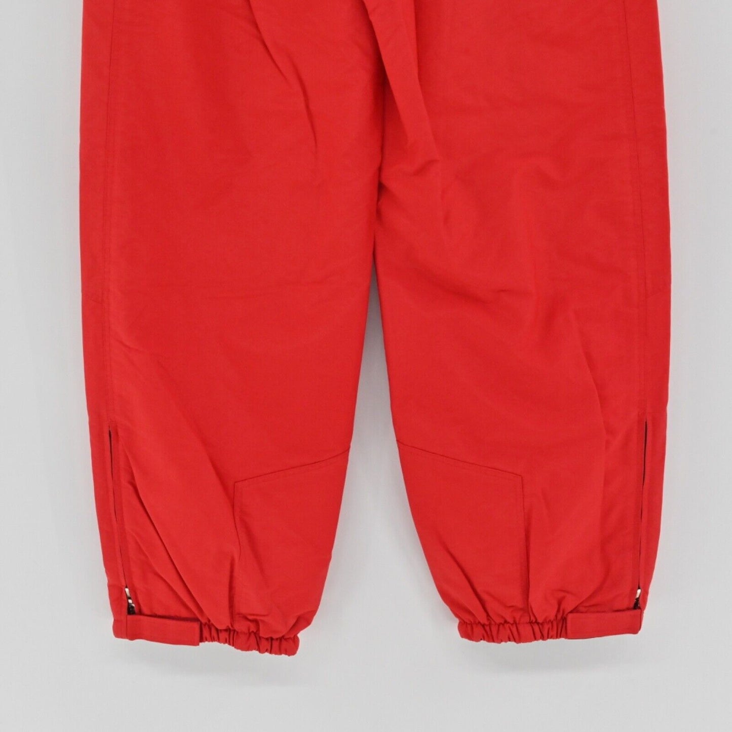 Vtg BOGNER Pants Womens Sz 8 Red Cotton Blend High Rise Tapered Snow Ski USA 80s