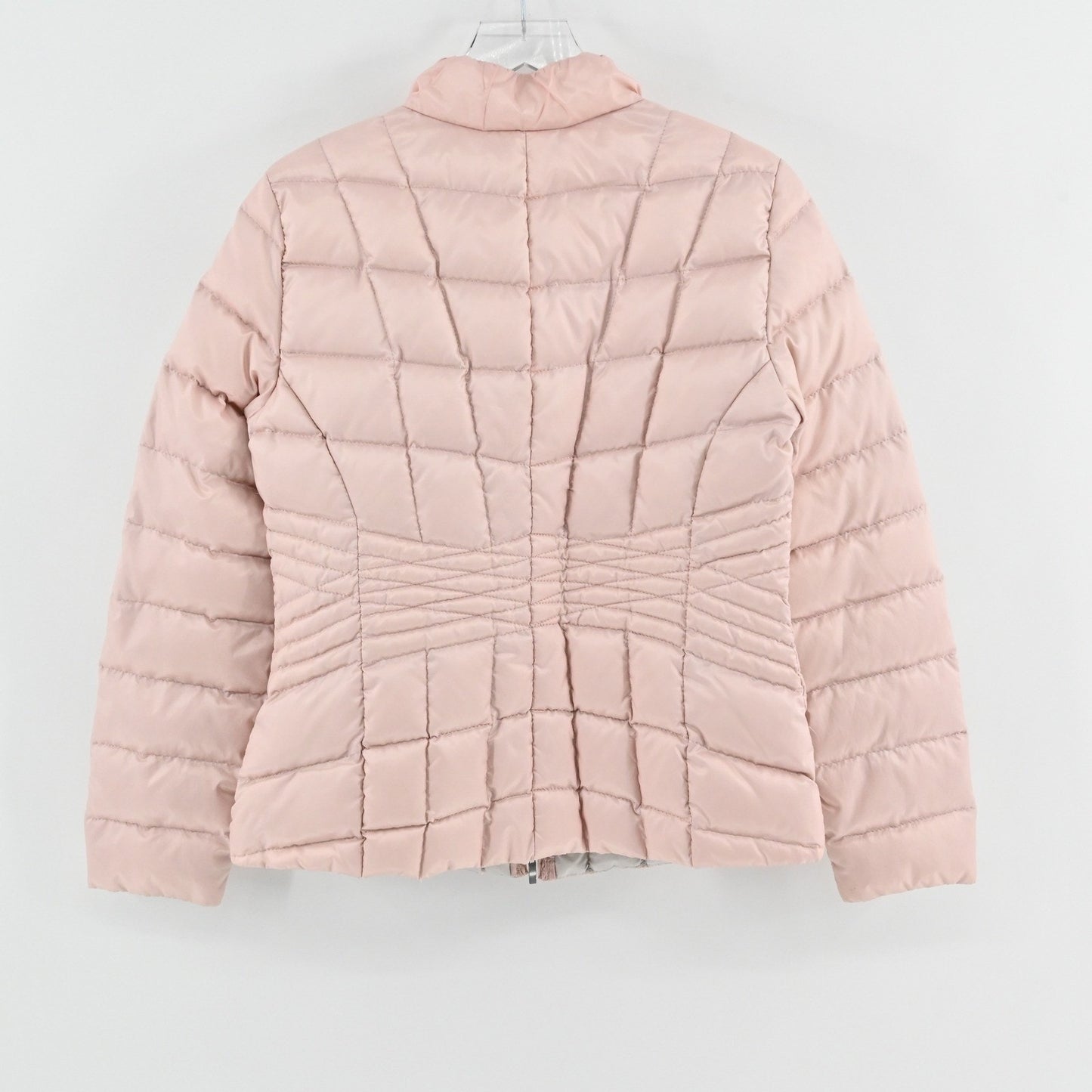 Bonita Womens Quilted Puffer Jacket Size 36 Blush Pink Lightweight