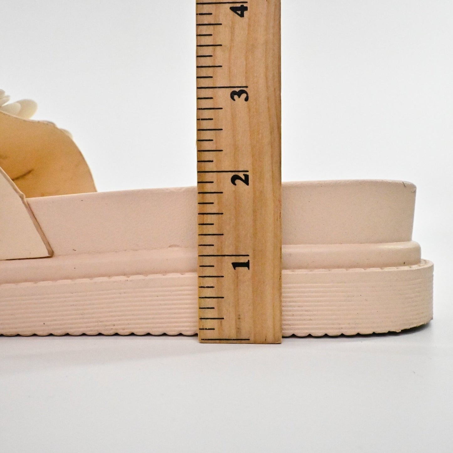 NEW YORK COMPANY Womens Camilia Platform Sandals Size 10 Floral Slides Natural