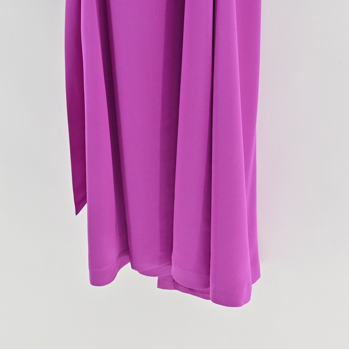 Ann Taylor Purple Wrap Midi Dress Size 0P Romantic Wedding Guest Lilac Feminine