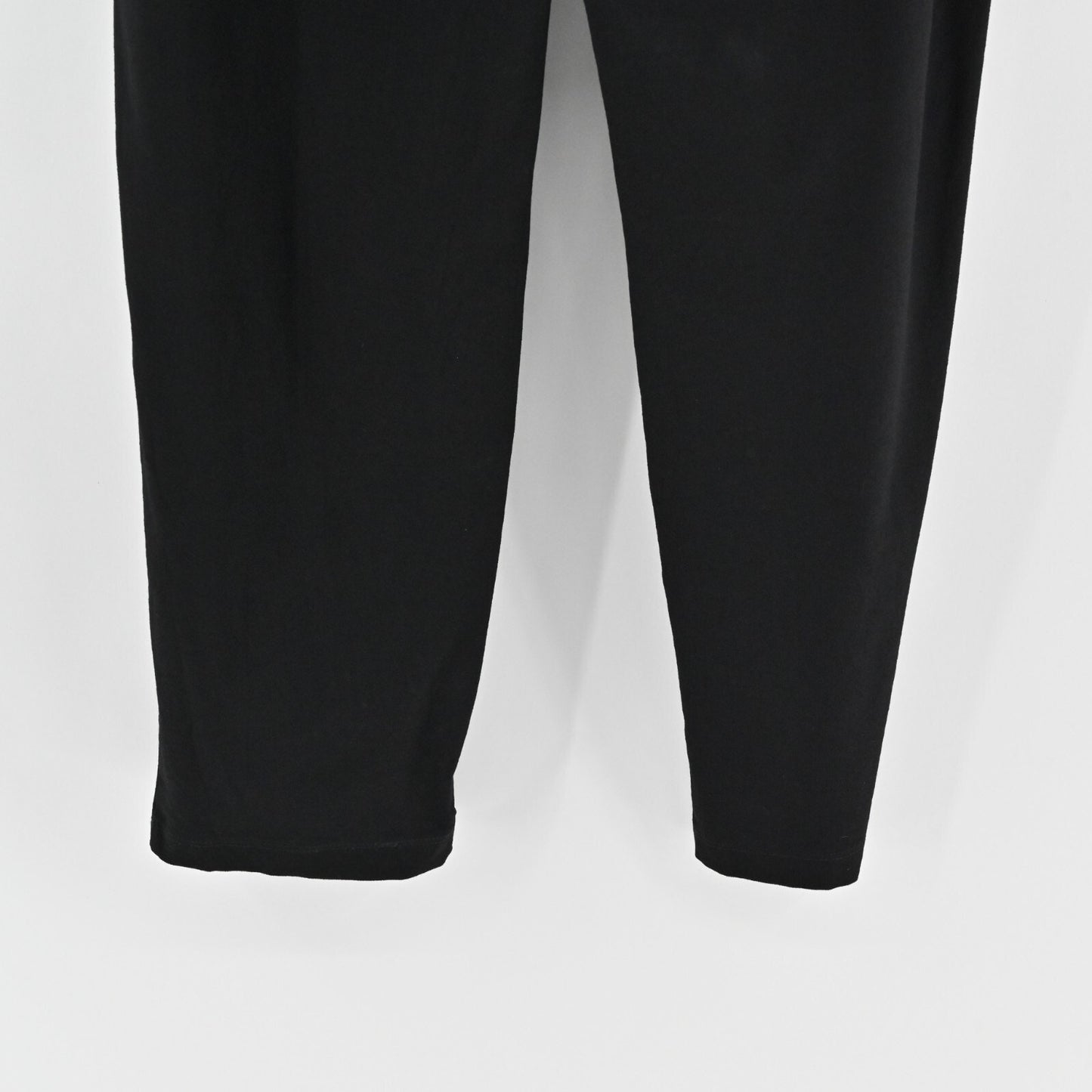 EILEEN FISHER Pants Womens Sz XL Black Pull On Straight Leg High Rise Minimalist