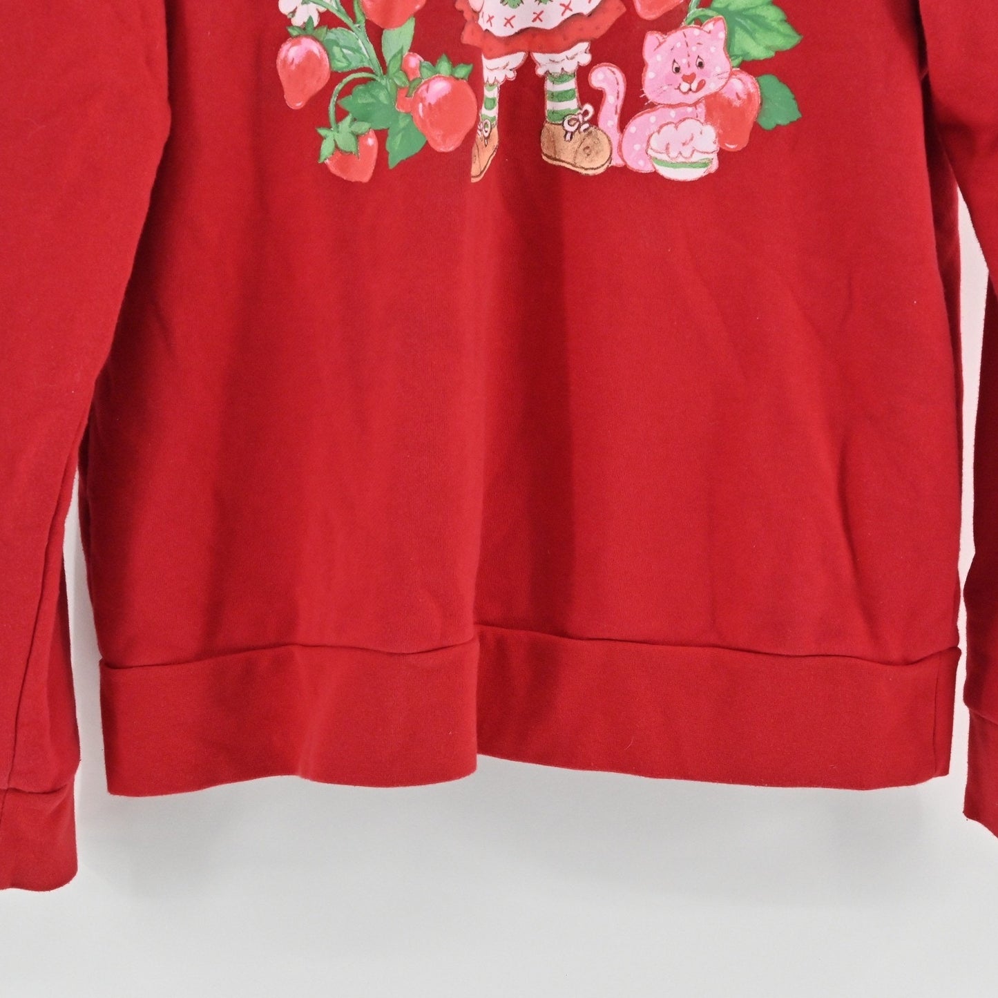 BoxLunch Strawberry Shortcake Sweater Size M Turtleneck Crewneck Nostalgic Retro