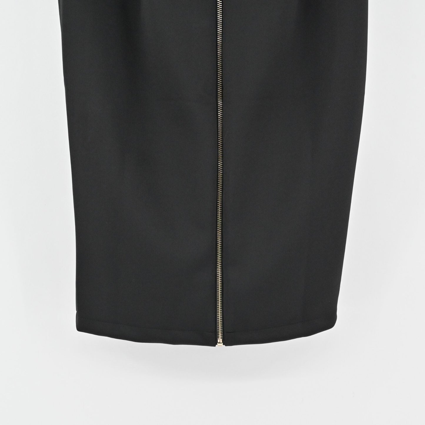 CATHERINE MALANDRINO Skirt Size 4 Black Zip Back Knee Length Pencil Corpcore